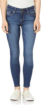 WallFlower Women's Ultra Skinny Mid-Rise Jeans for Every Body