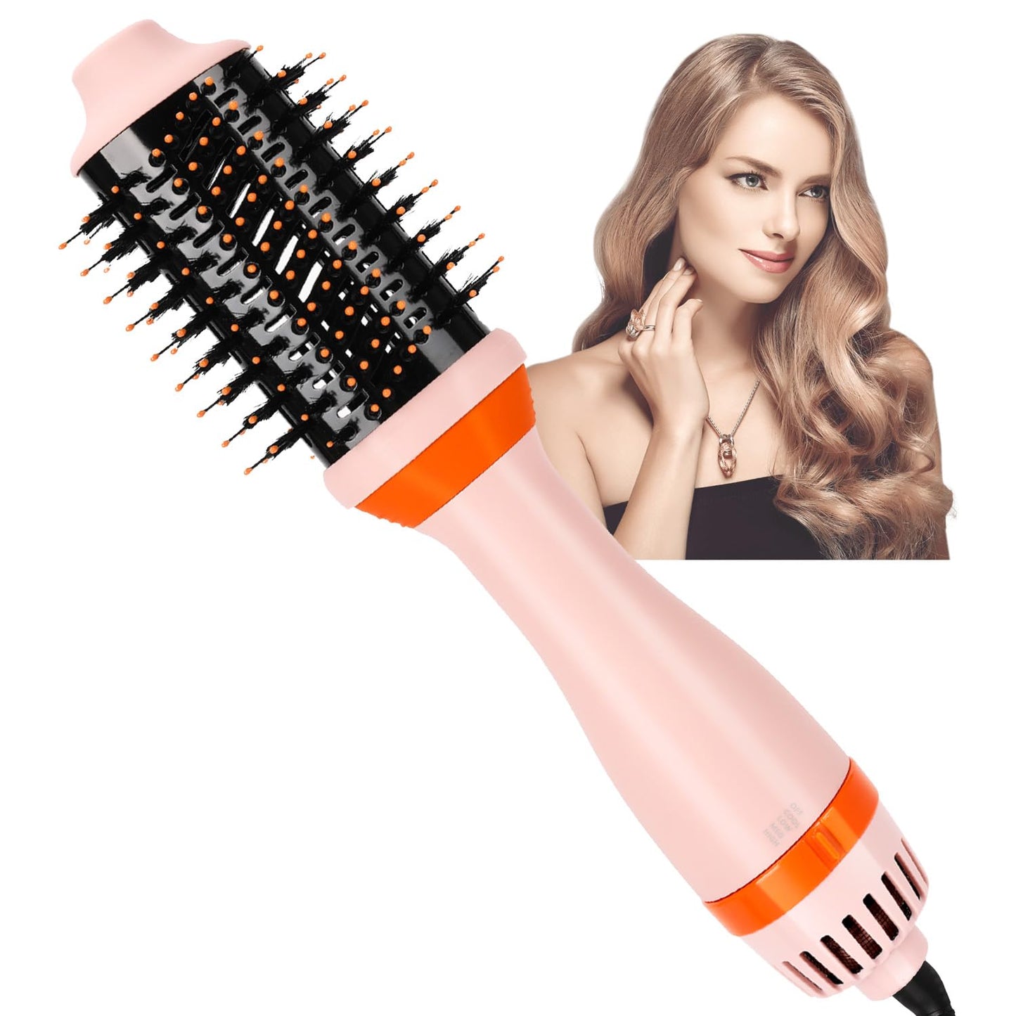 Volume-Boosting Hot Air Brush for Effortless Styling
