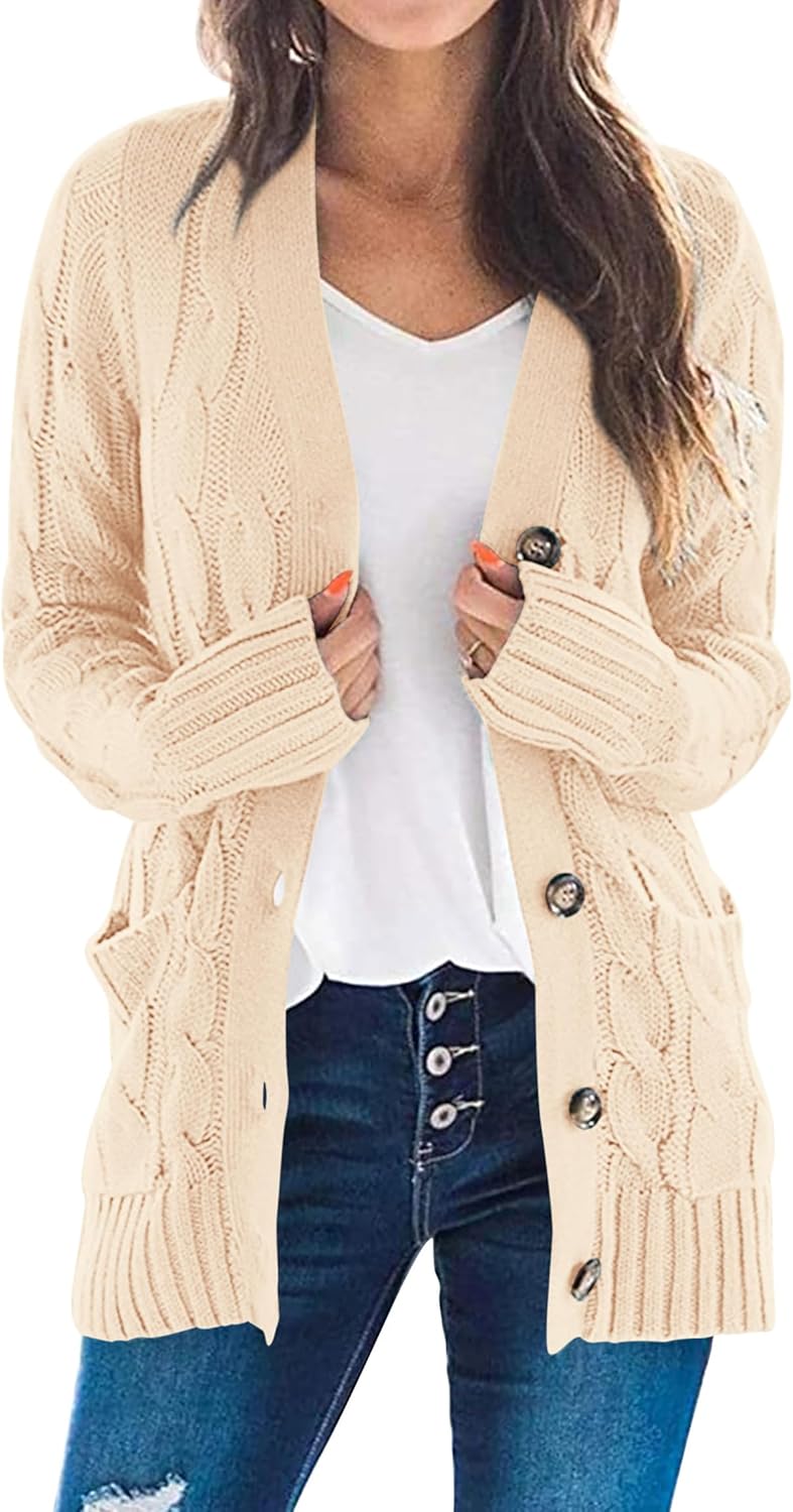 PRETTYGARDEN Women's Open Front Cardigan for Cozy Fall Fashion