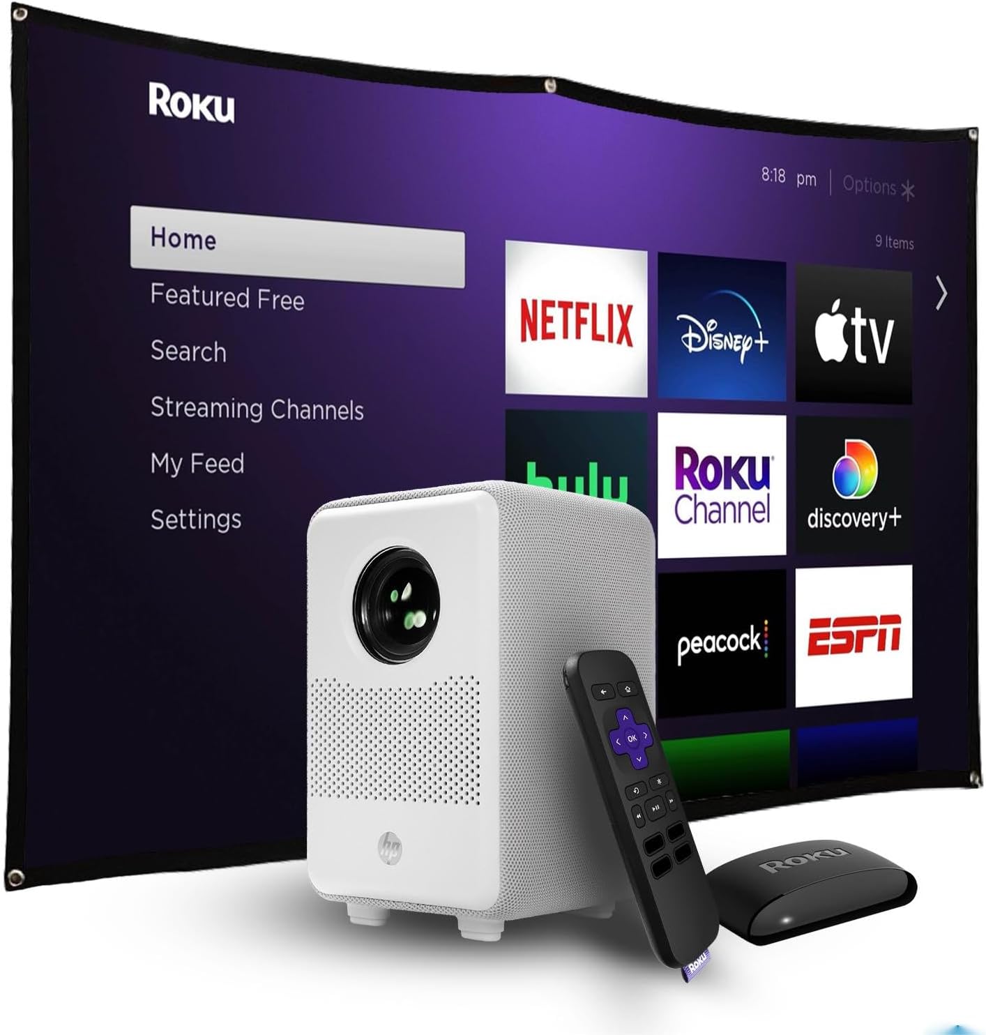 HP CC200 3in1 1080p Projector Bundle
