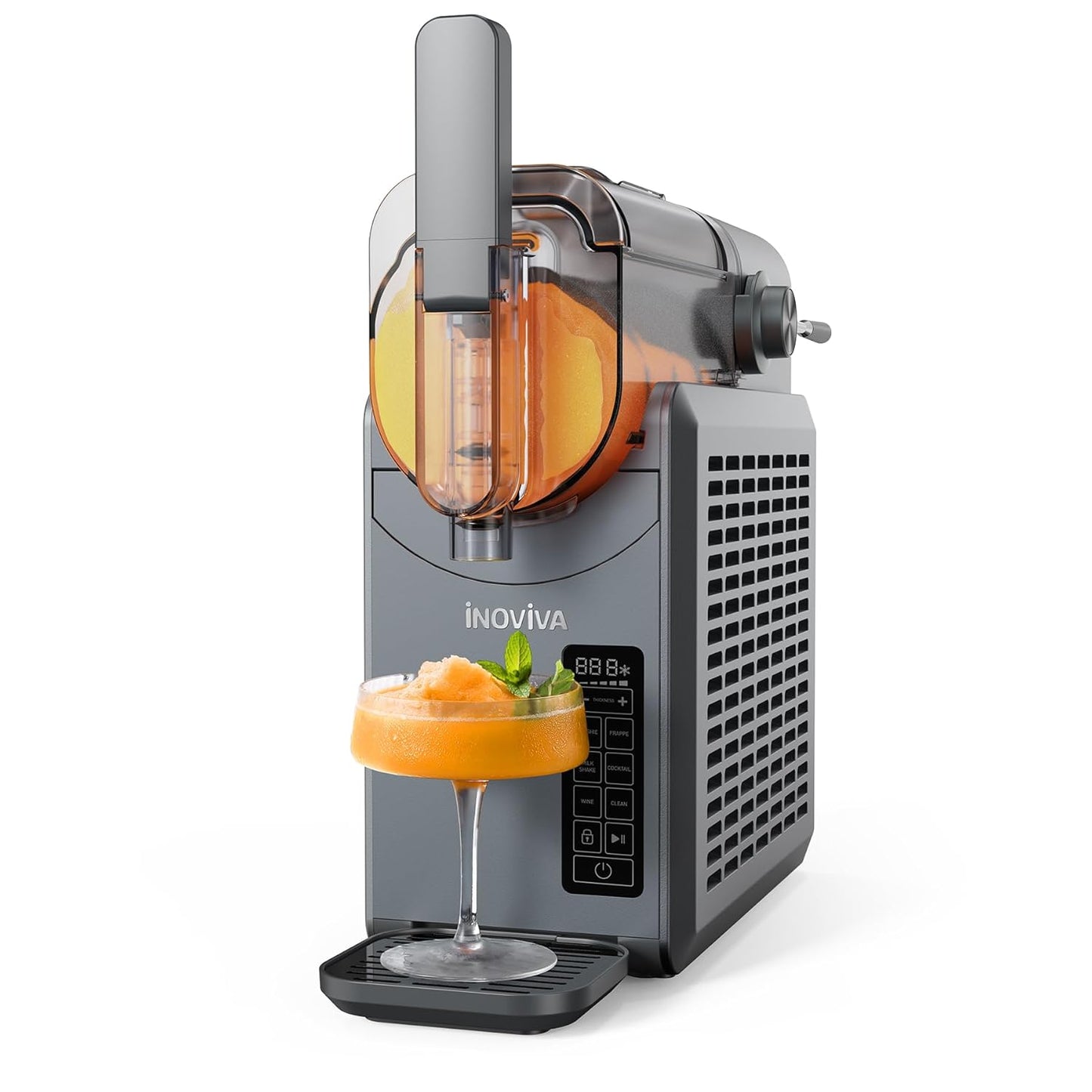 Inoviva Slushie Maker: No Ice, 5 Drink Programs