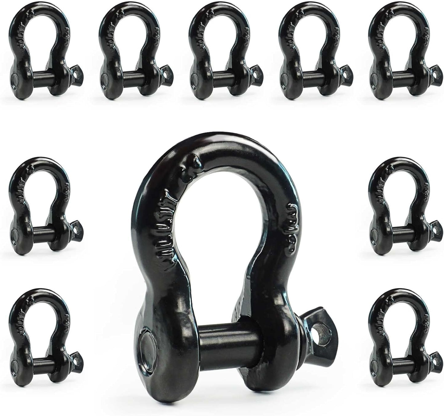 3/8 Inch D Ring Shackles for Heavy Duty Towing and Hauling