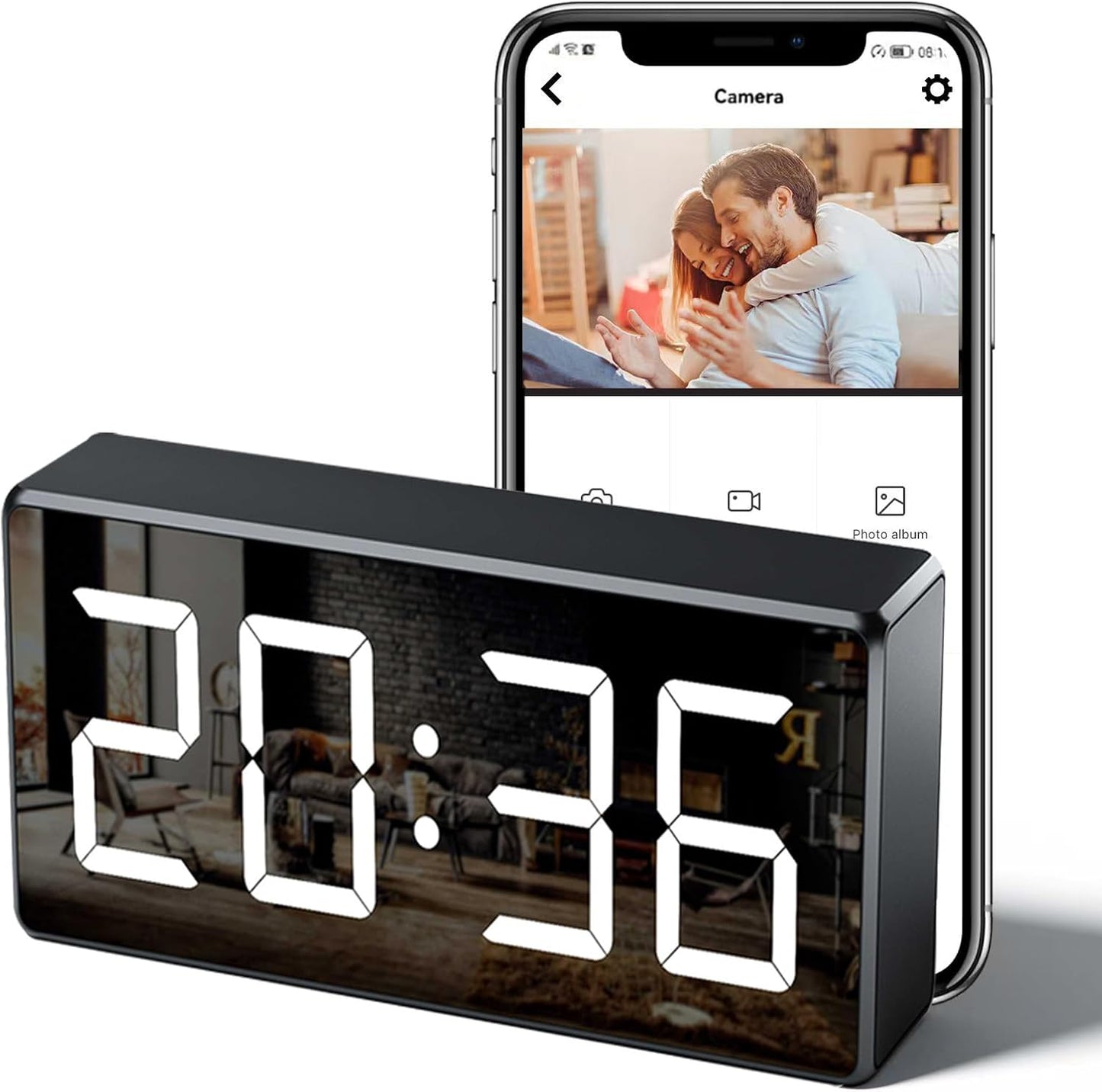 4K Covert Nanny Cam with Night Vision and Motion Detection