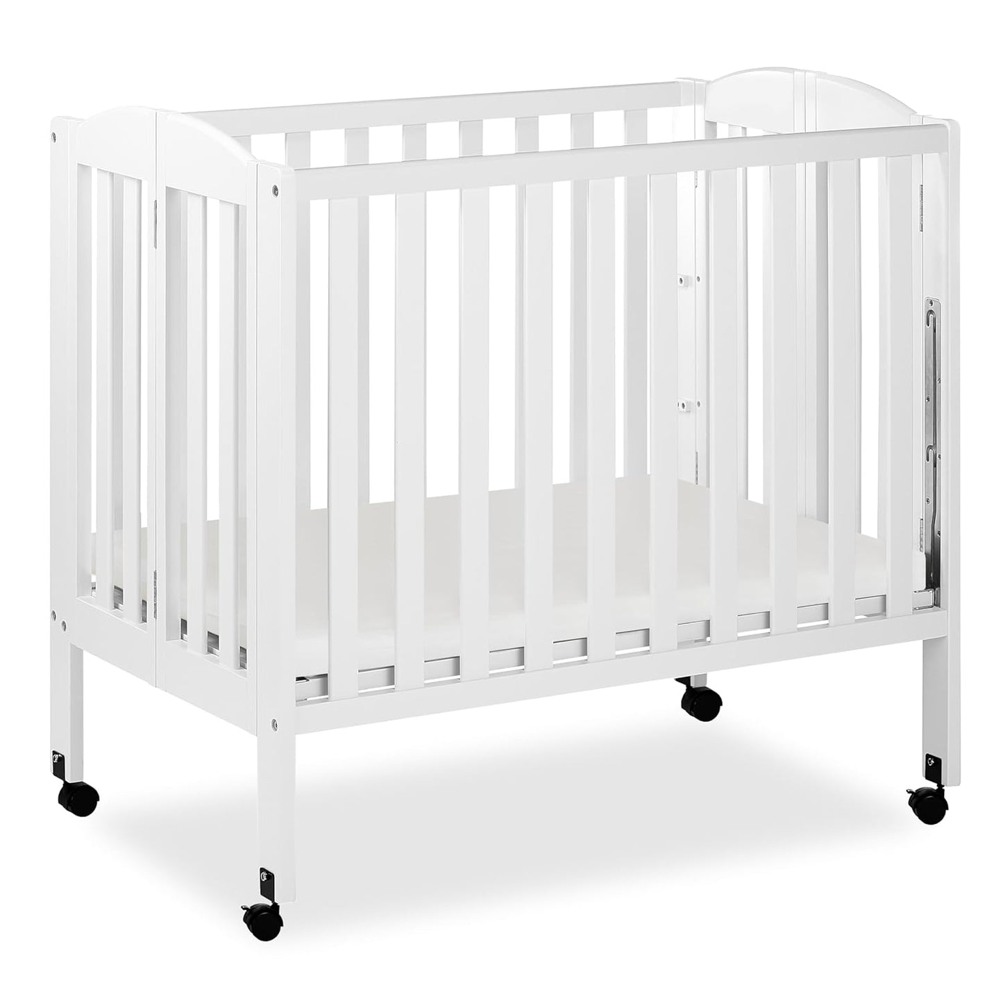Dream On Me 3-in-1 Portable Folding Mini Baby Crib with Mattress