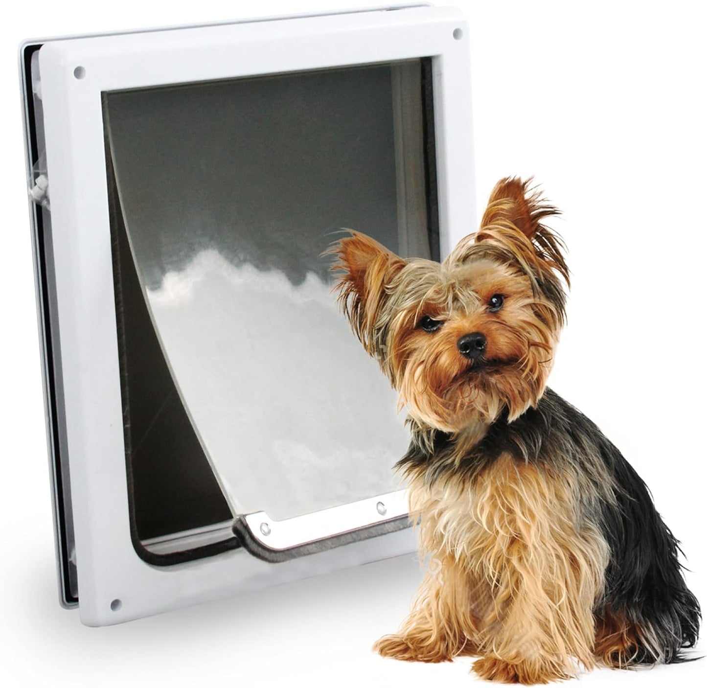 Pet Flap Door for Dogs with 2 Way Locking for Easy Access