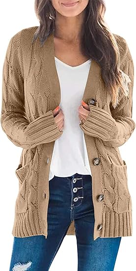 PRETTYGARDEN Women's Open Front Cardigan Sweaters for Style