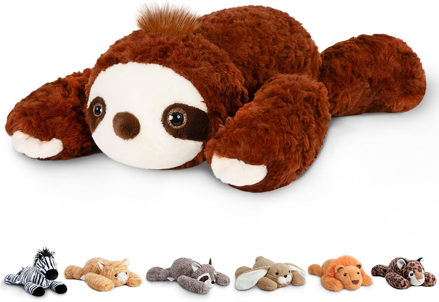Niuniu Daddy 20in Weighted Sloth Stuffed Animal for All Ages