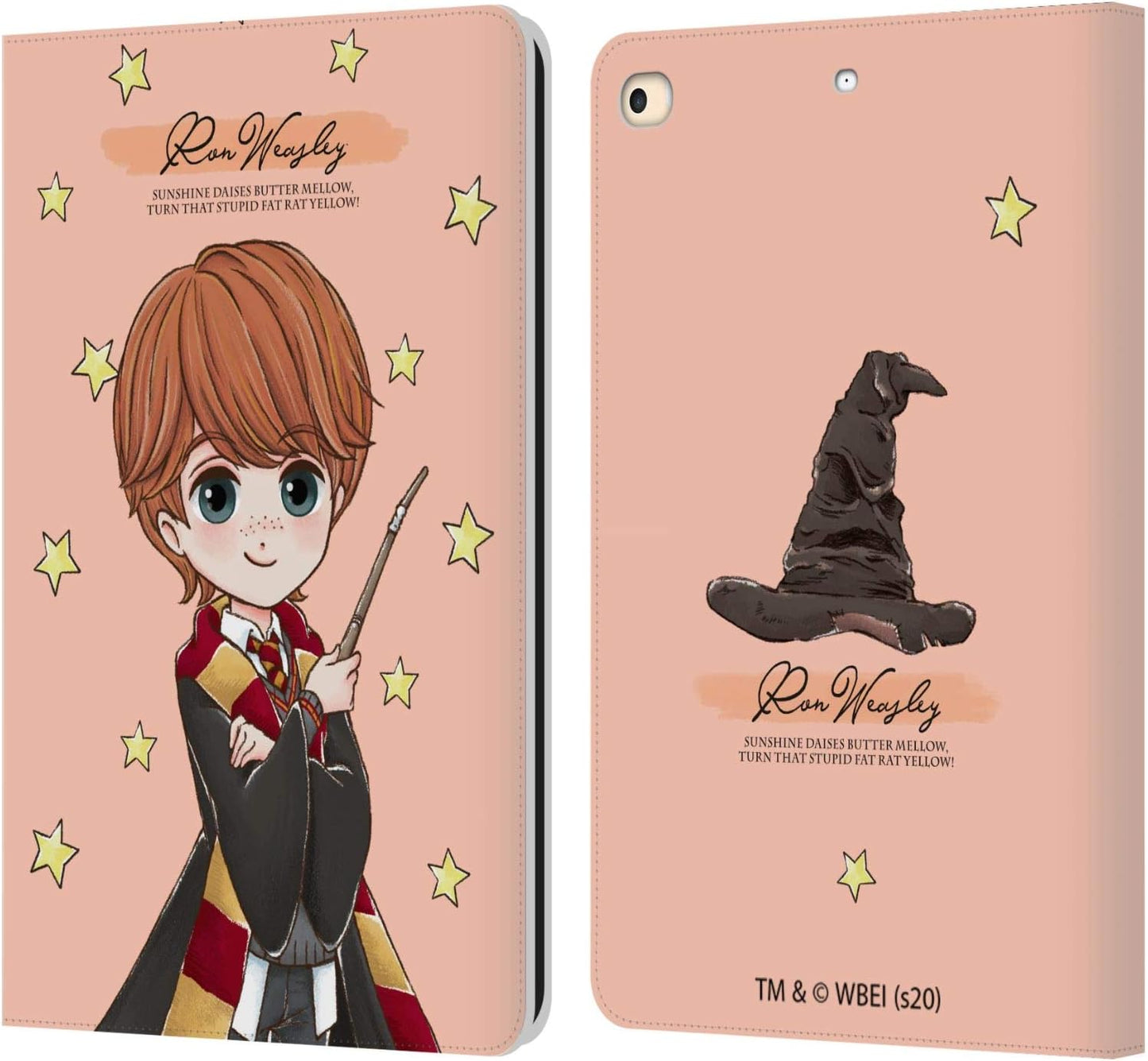 Harry Potter Ron Weasley Deathly Hallows Leather Wallet Case