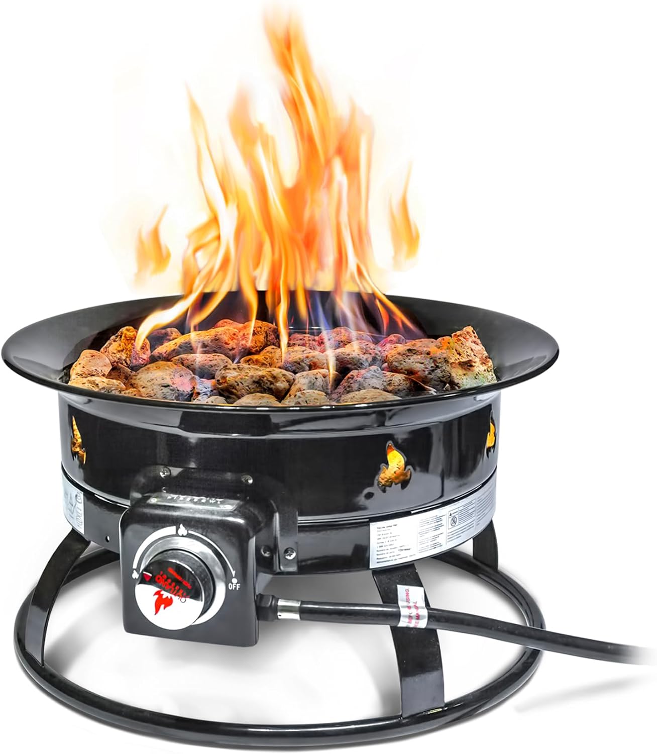 Outland Living Portable Propane Fire Pit for Camping & Patio