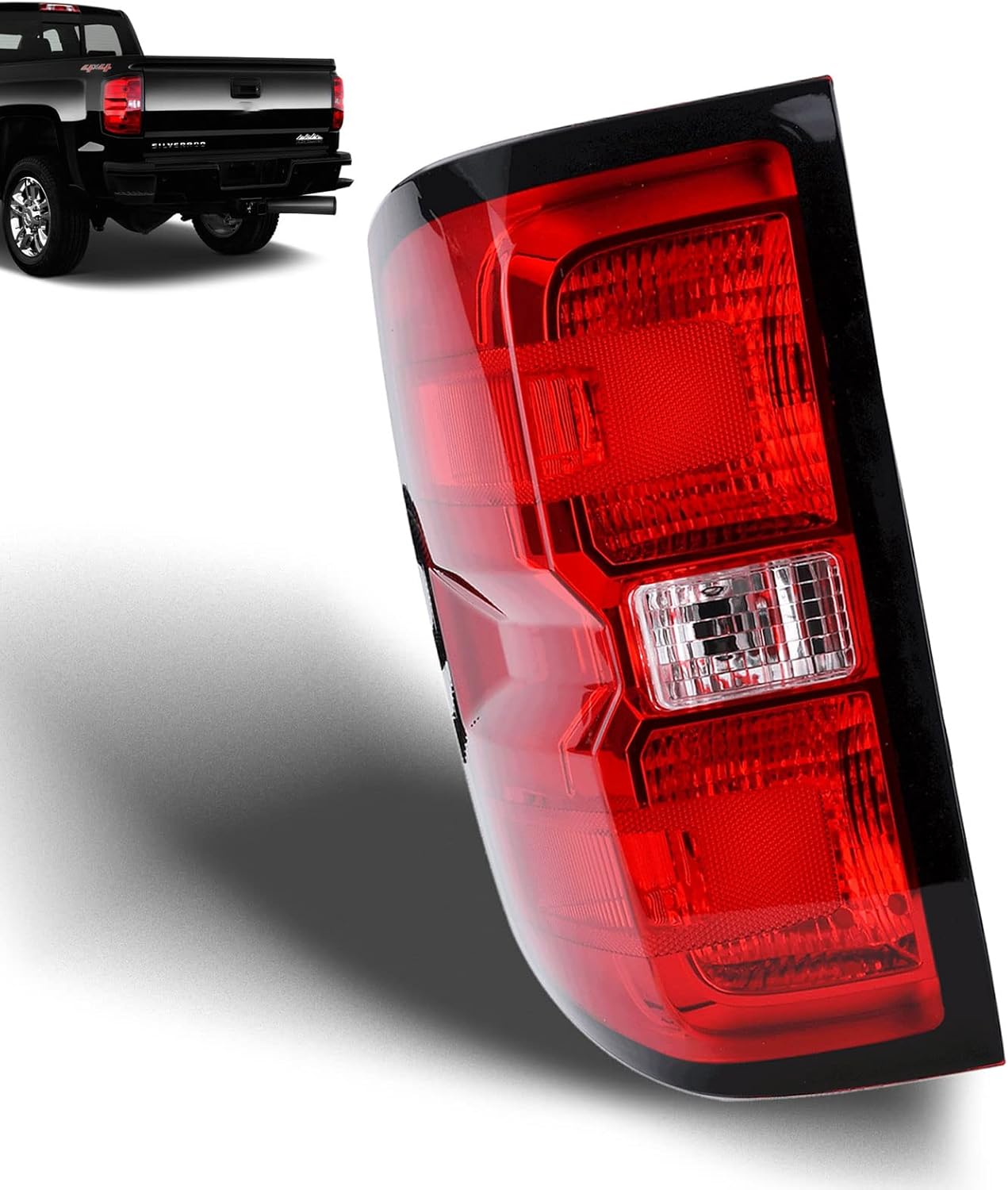 Nakuuly Tail Light Assembly for 2014-2015 Chevy Silverado Models