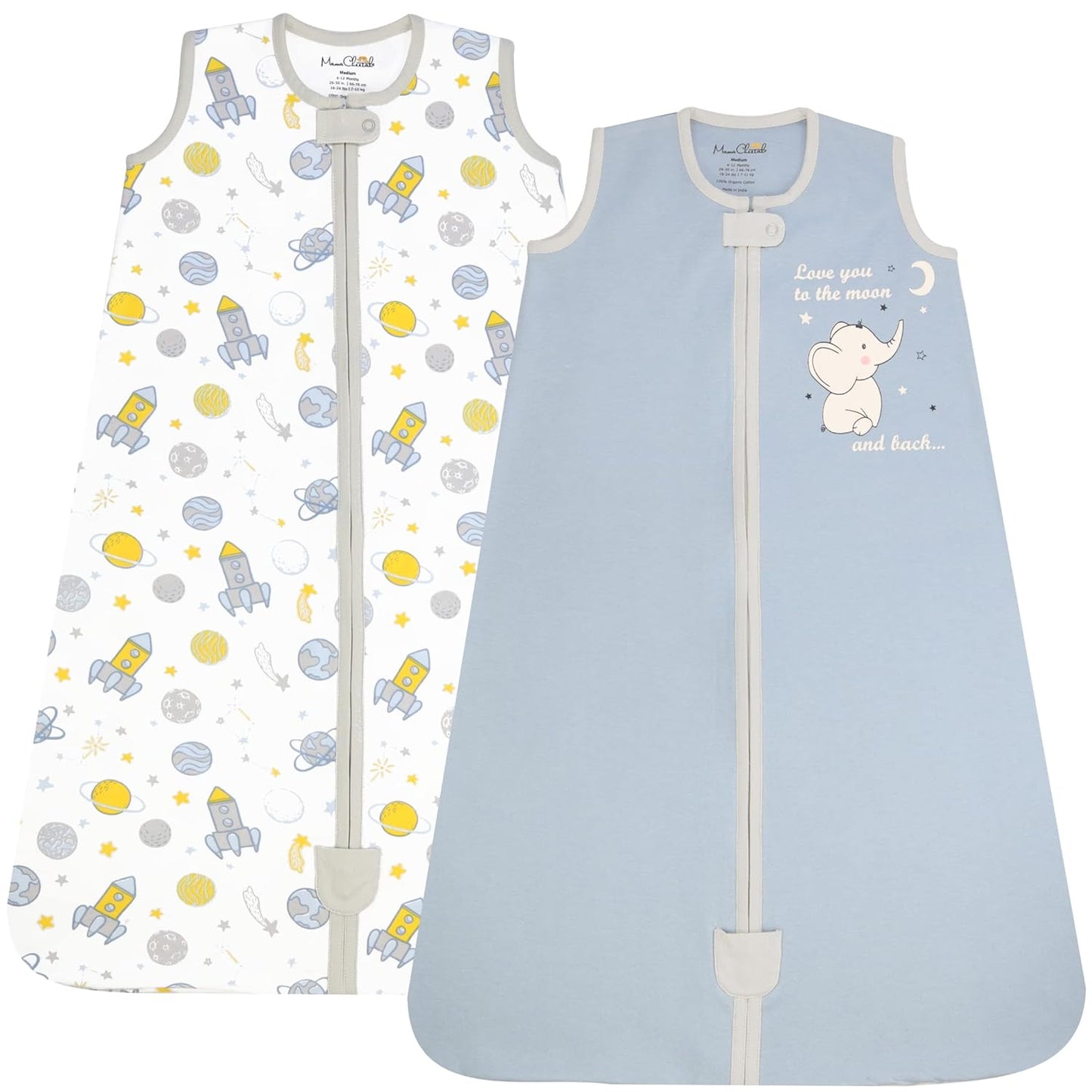 Mama Cheetah Baby Sleep Sack 0.5 TOG for Comfortable Sleep
