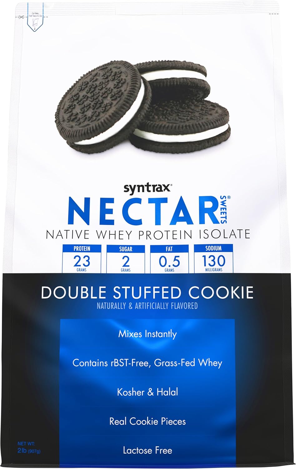 Syntrax Nutrition Nectar Sweets Double Stuffed Cookie Protein Powder
