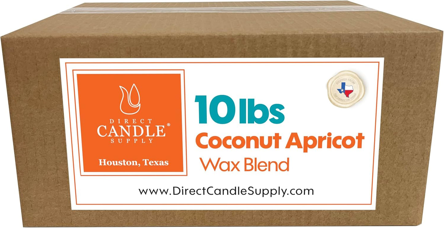 Apricot Wax for Candle Making - 10lb Slab for Fragrance