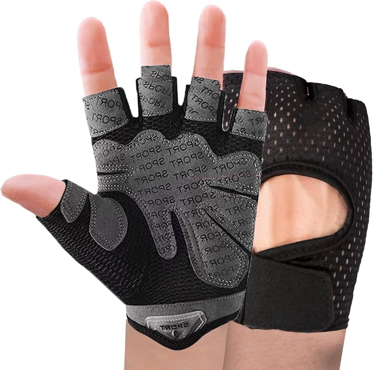 Anti-Slip Workout Gloves by IMAGERIO