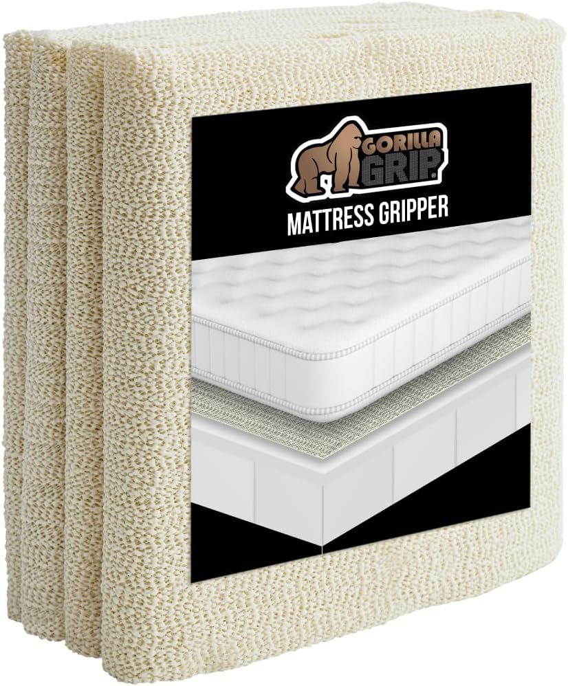 GORILLA GRIP Original Mattress Slide Stopper for King Beds