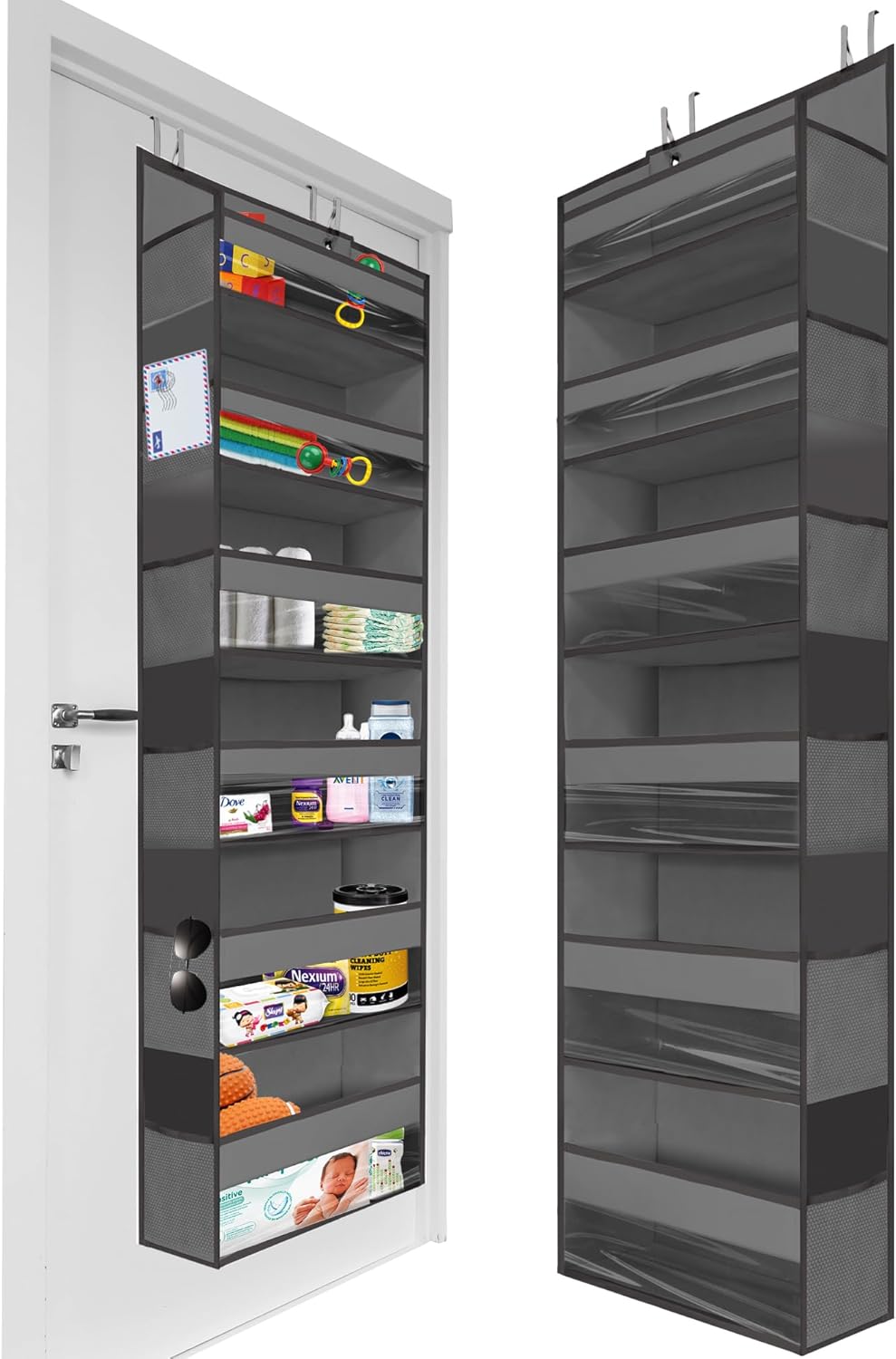 HOMELUX THEORY Heavy Duty Over the Door Organizer for Storage