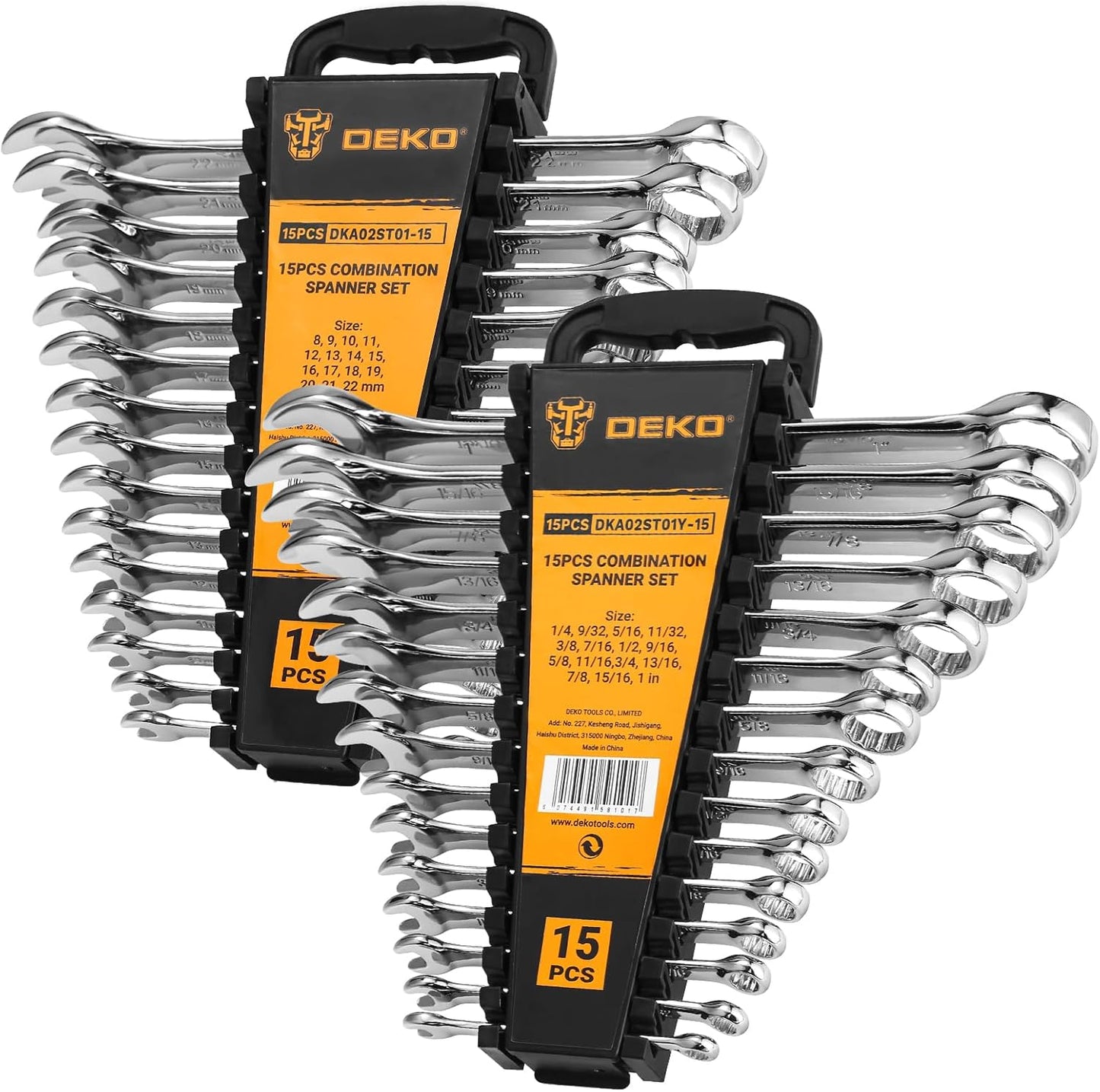 DEKOPRO Combination Wrench Set for Versatile Repair Needs