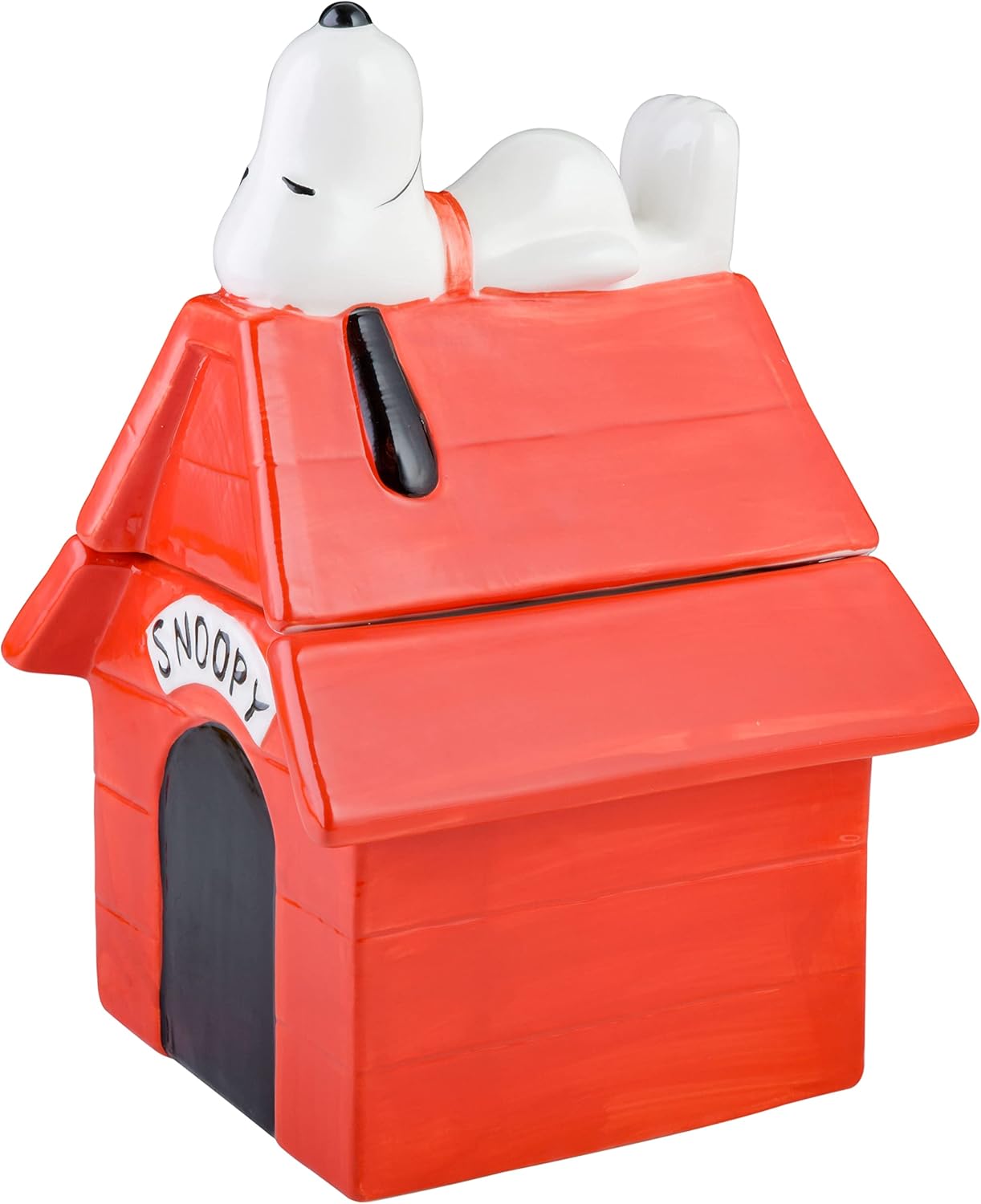 Peanuts Classic Snoopy Doghouse Cookie Jar for Collectors