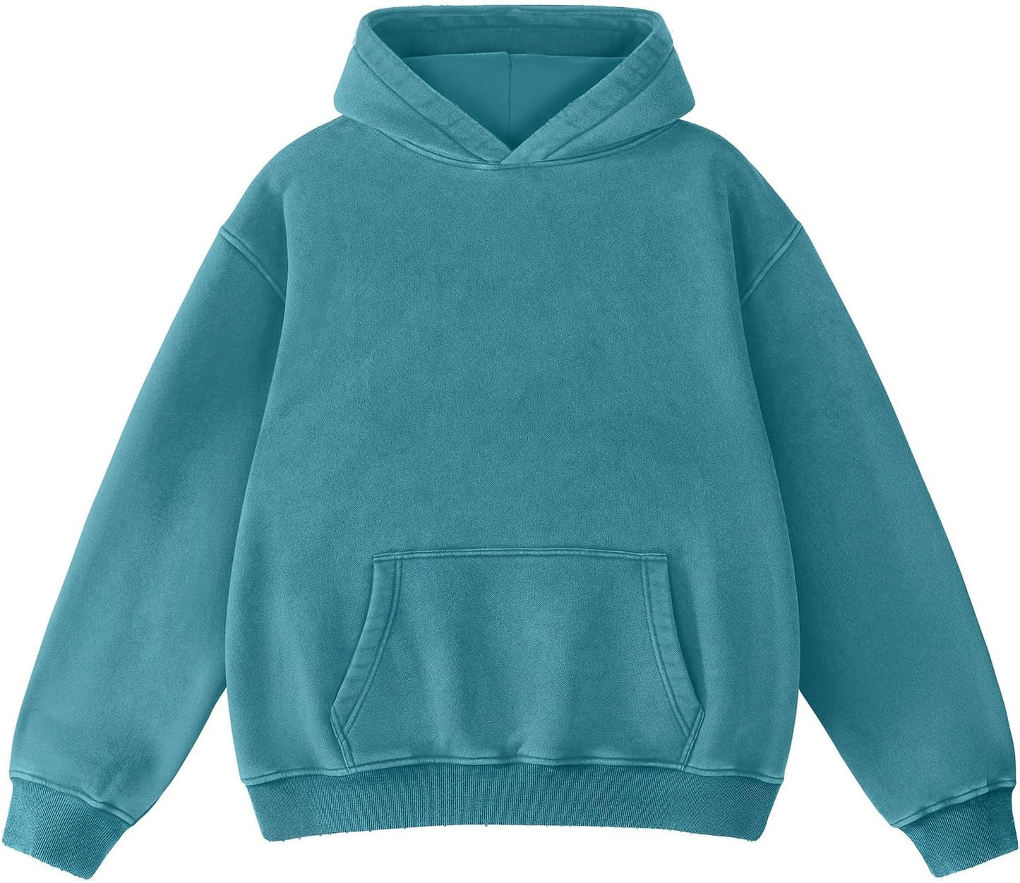 Oversized Acid Wash Hoodie for Women and Men - Vintage Style