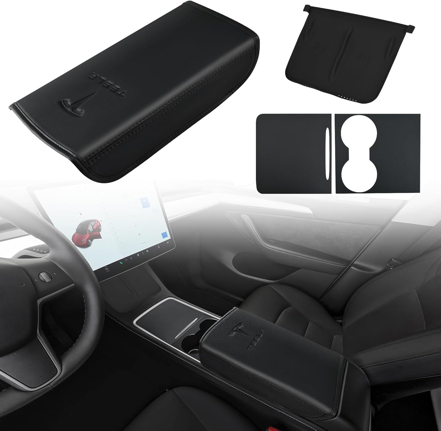Center Console Cover Set for Tesla Model 3/Y 2021-2025