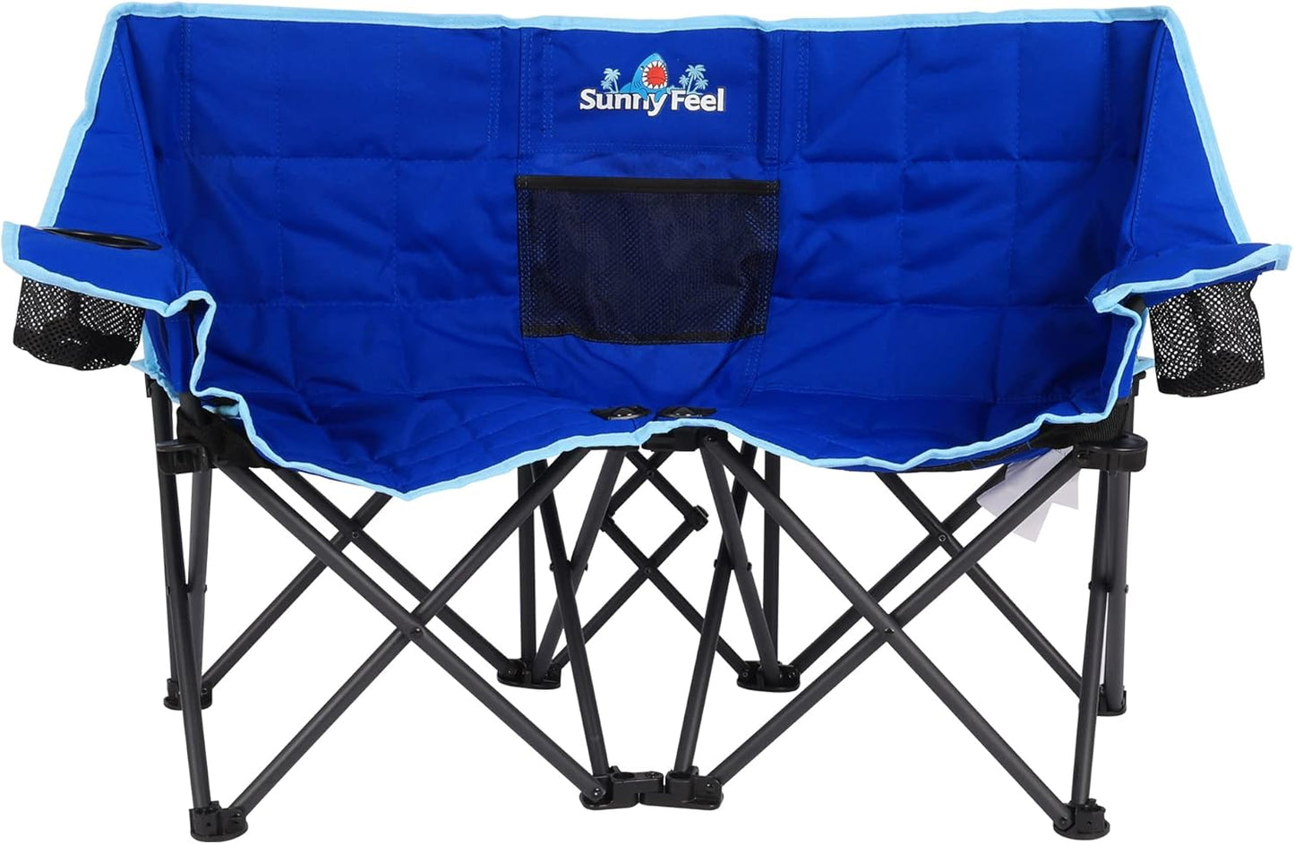 SUNNYFEEL Kids Folding Double Camping Chair for Outdoor Fun