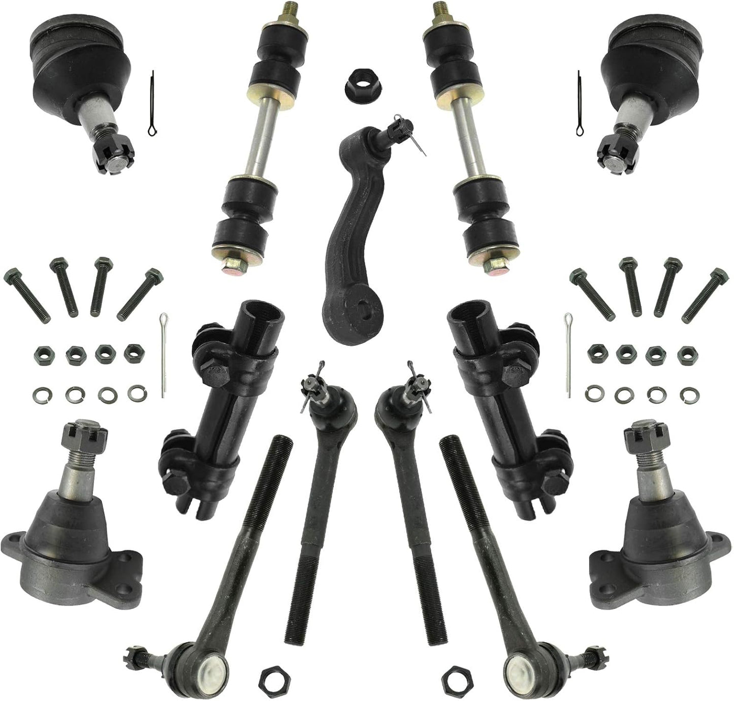 TRQ Front Steering & Suspension Kit for Chevrolet GMC Vehicles