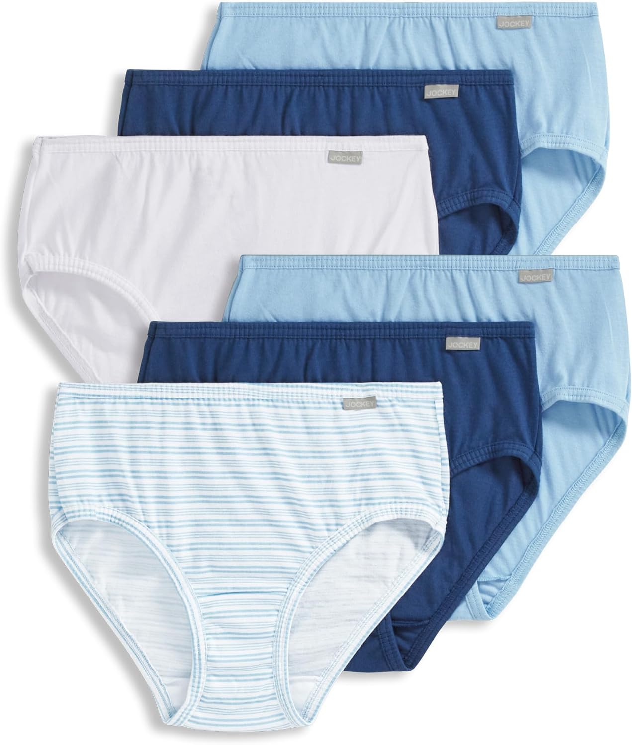 Jockey Women's Plus Size Elance Hipster 6 Pack for Comfort