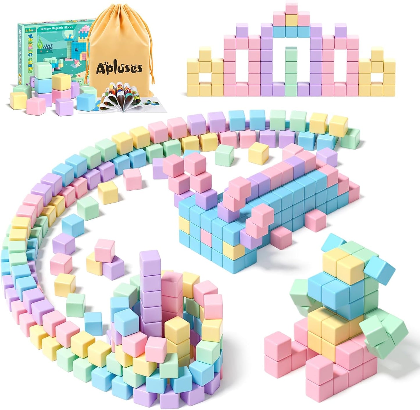 STEM Magnetic Building Blocks - 45PCS Educational Fun!