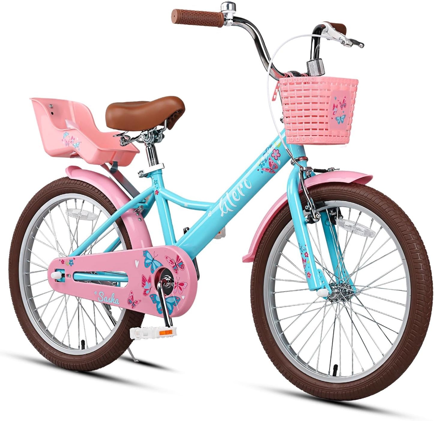 Glerc Sasha Girls Bike for Ages 2-13 Years with Training Wheels