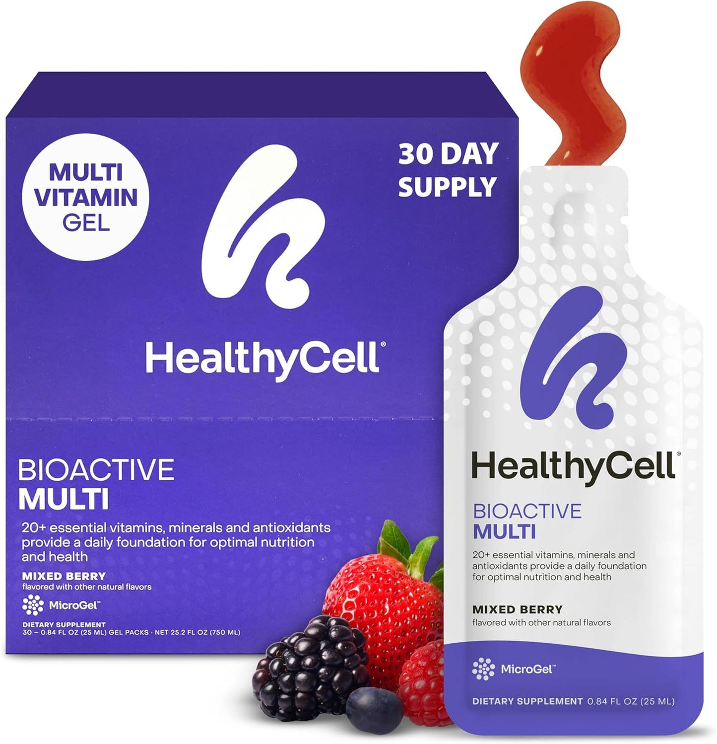 Healthycell Bioactive Daily Liquid Multivitamin for Vitality