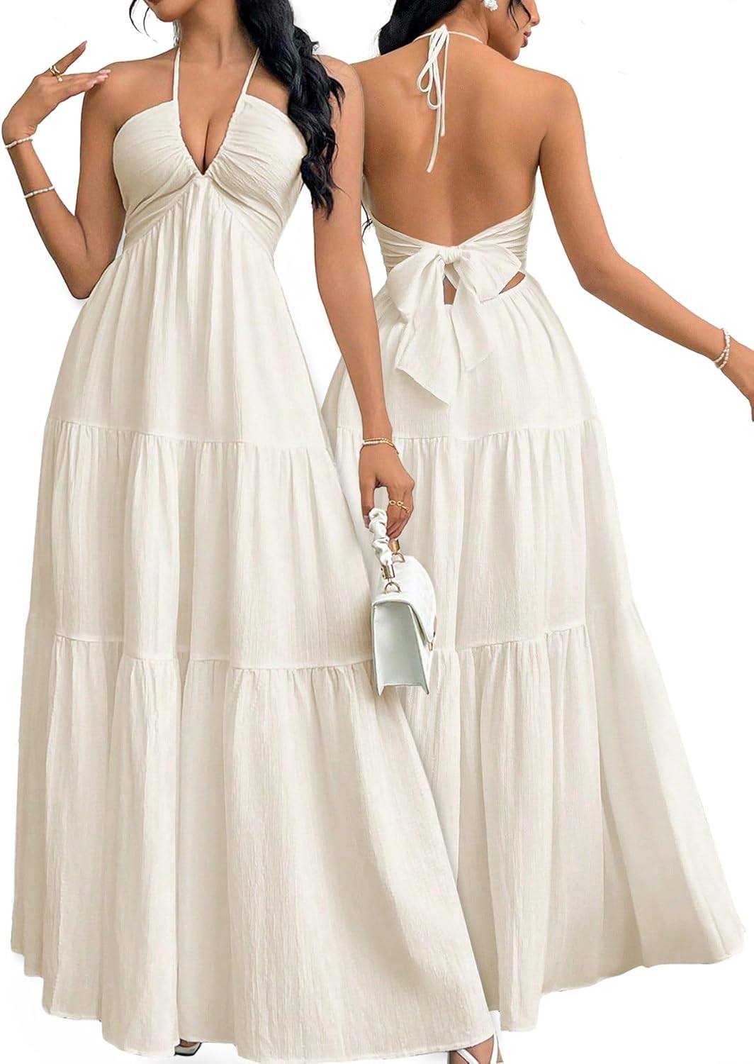 Narecte Women's Maxi Summer Dresses for Beach and Vacation