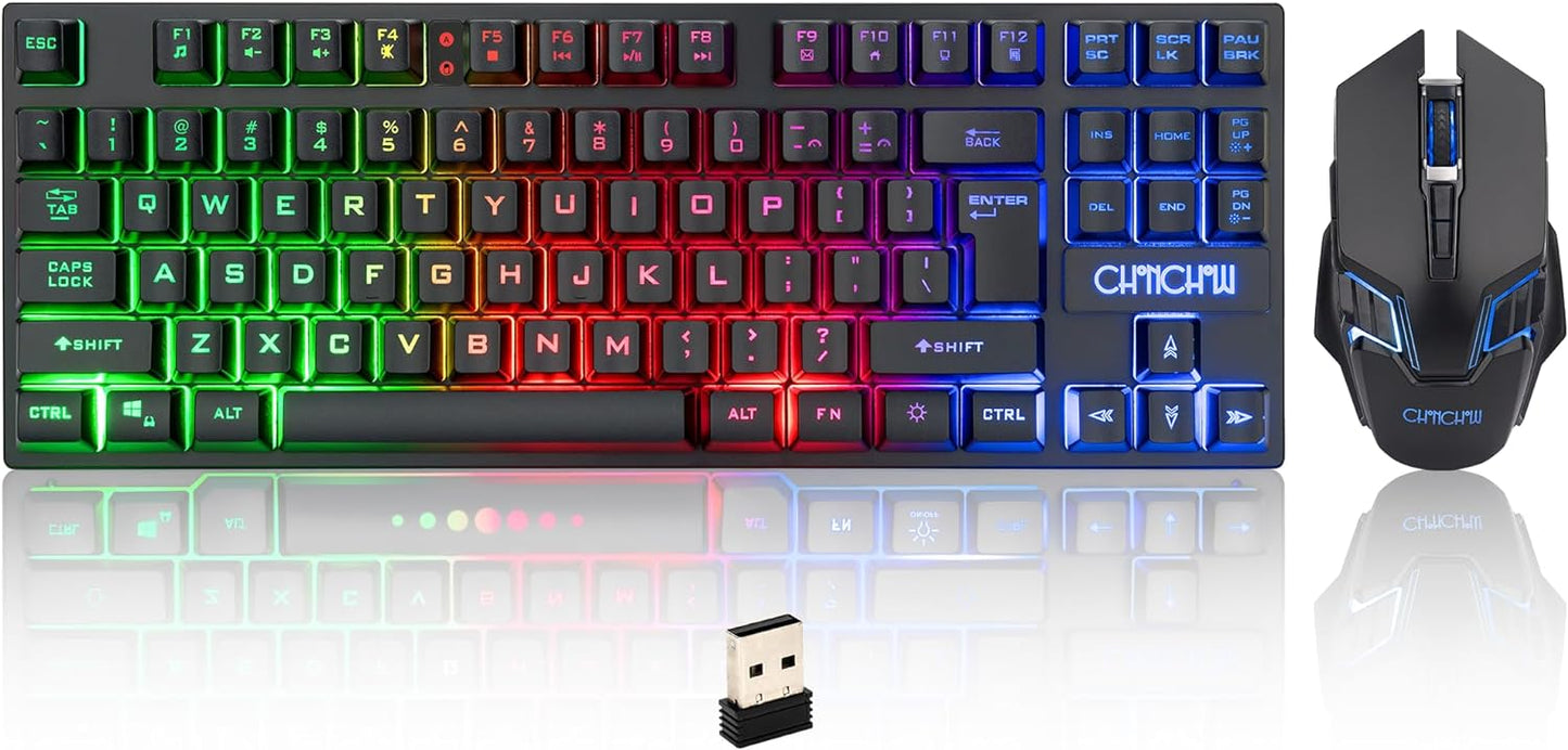 CHONCHOW Rechargeable Wireless Gaming Combo