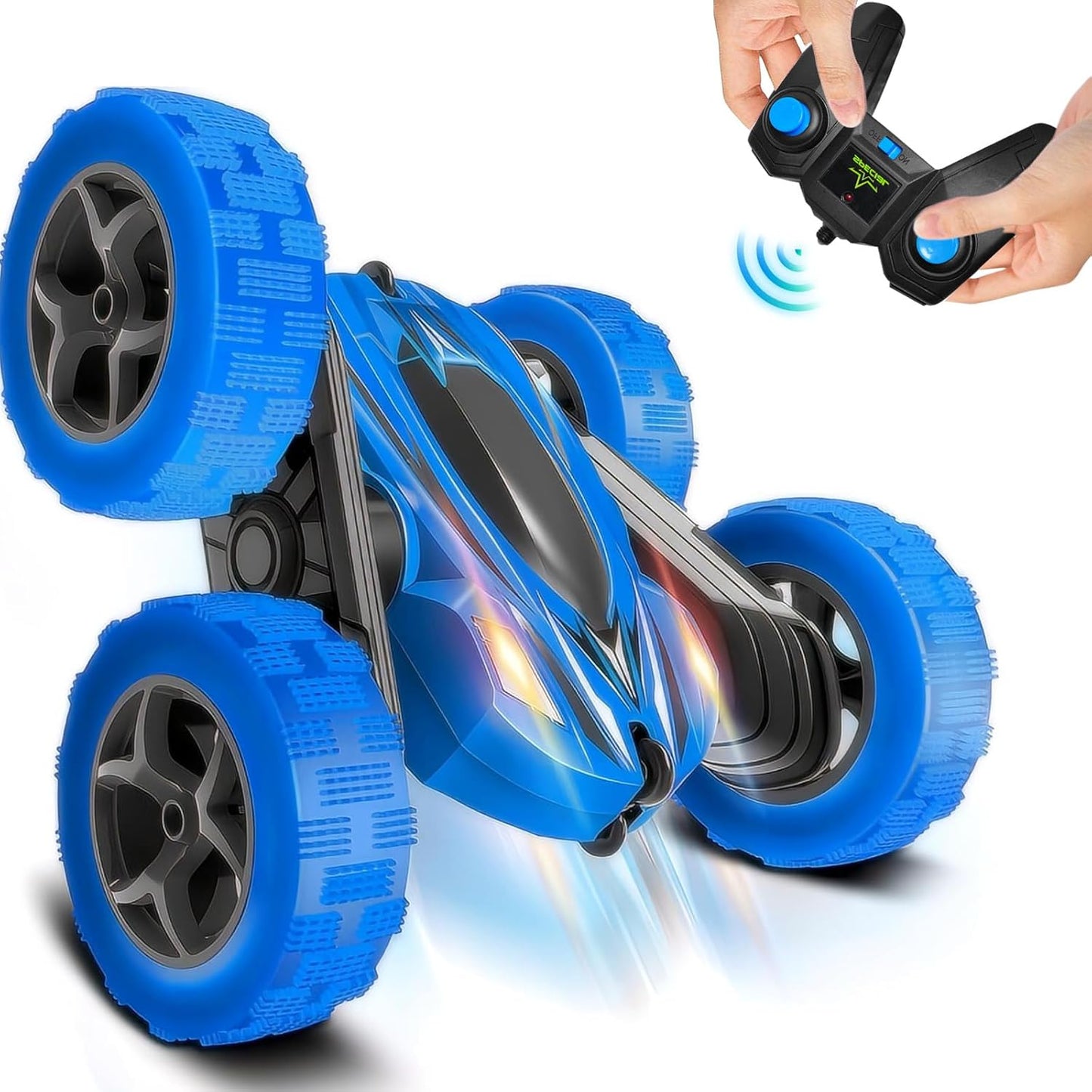 FREE TO FLY Remote Control Stunt Car - Rechargeable Racing Fun!