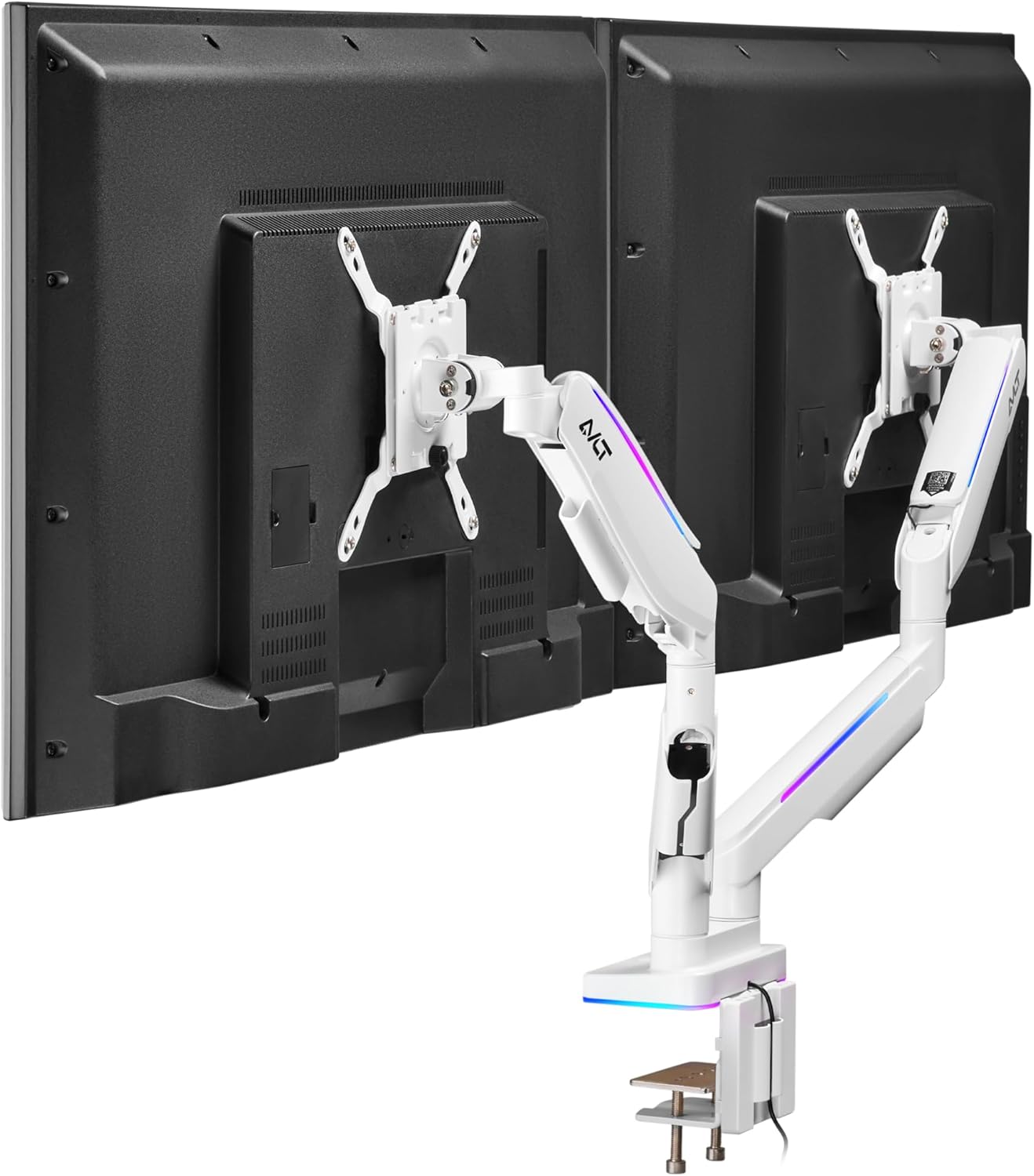 AVLT RGB Lights Dual 17-43 Gaming Monitor Arm Desk Mount Review