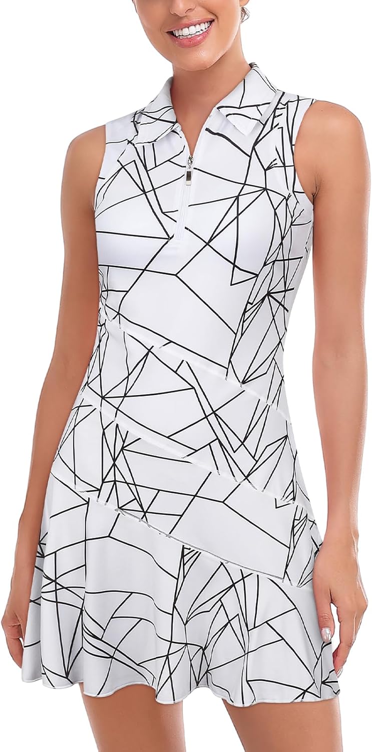 Misyula Tennis Dresses for Women with Functional Inner Shorts