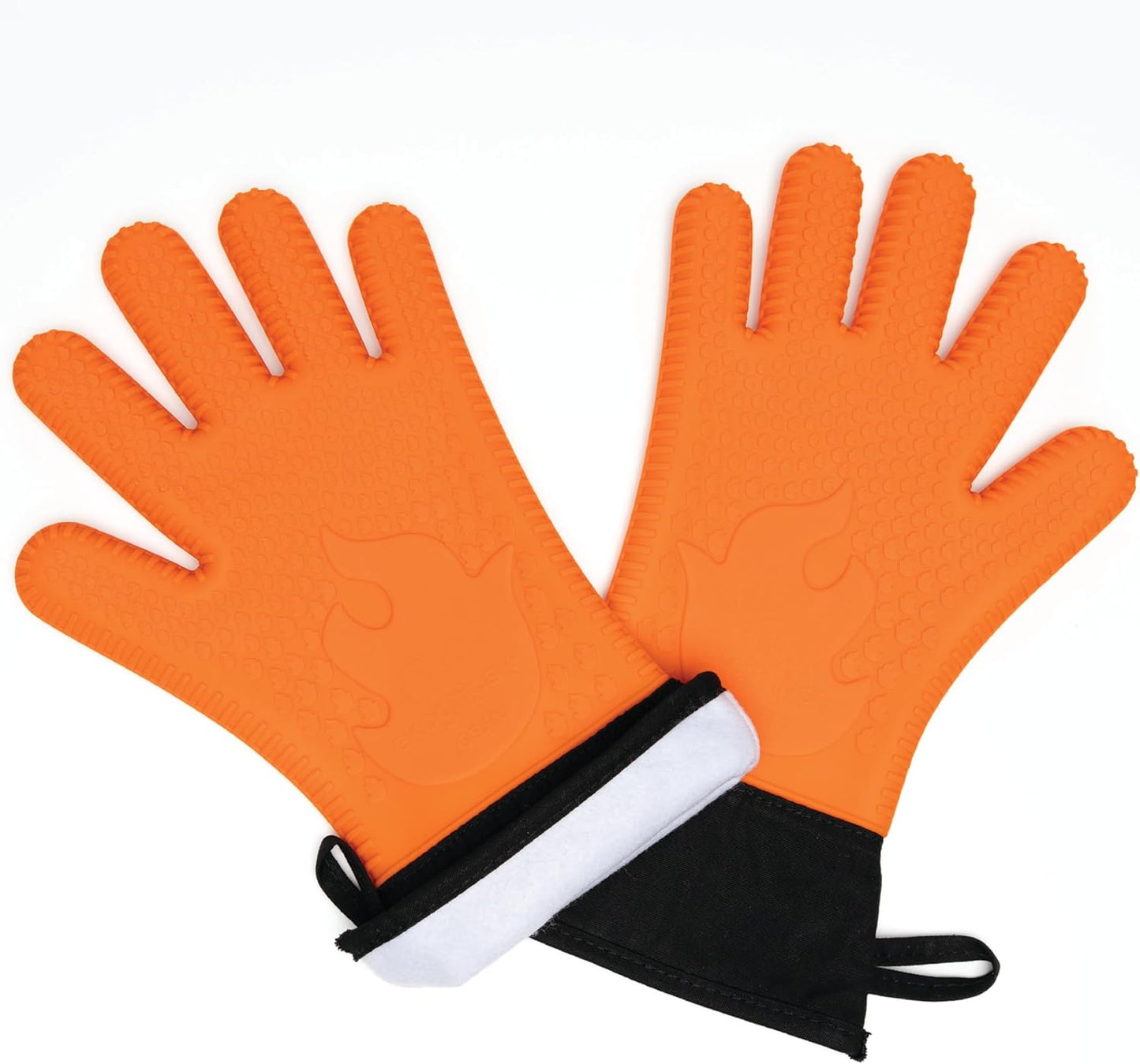 Waterproof Heat Resistant Gloves - Jolly Green Insulated BBQ - Orange