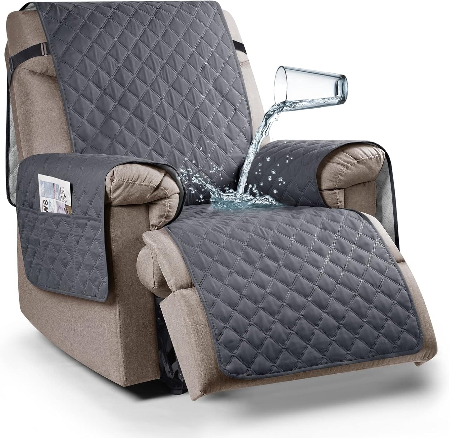 100% Waterproof Recliner Chair Cover for Large Recliners