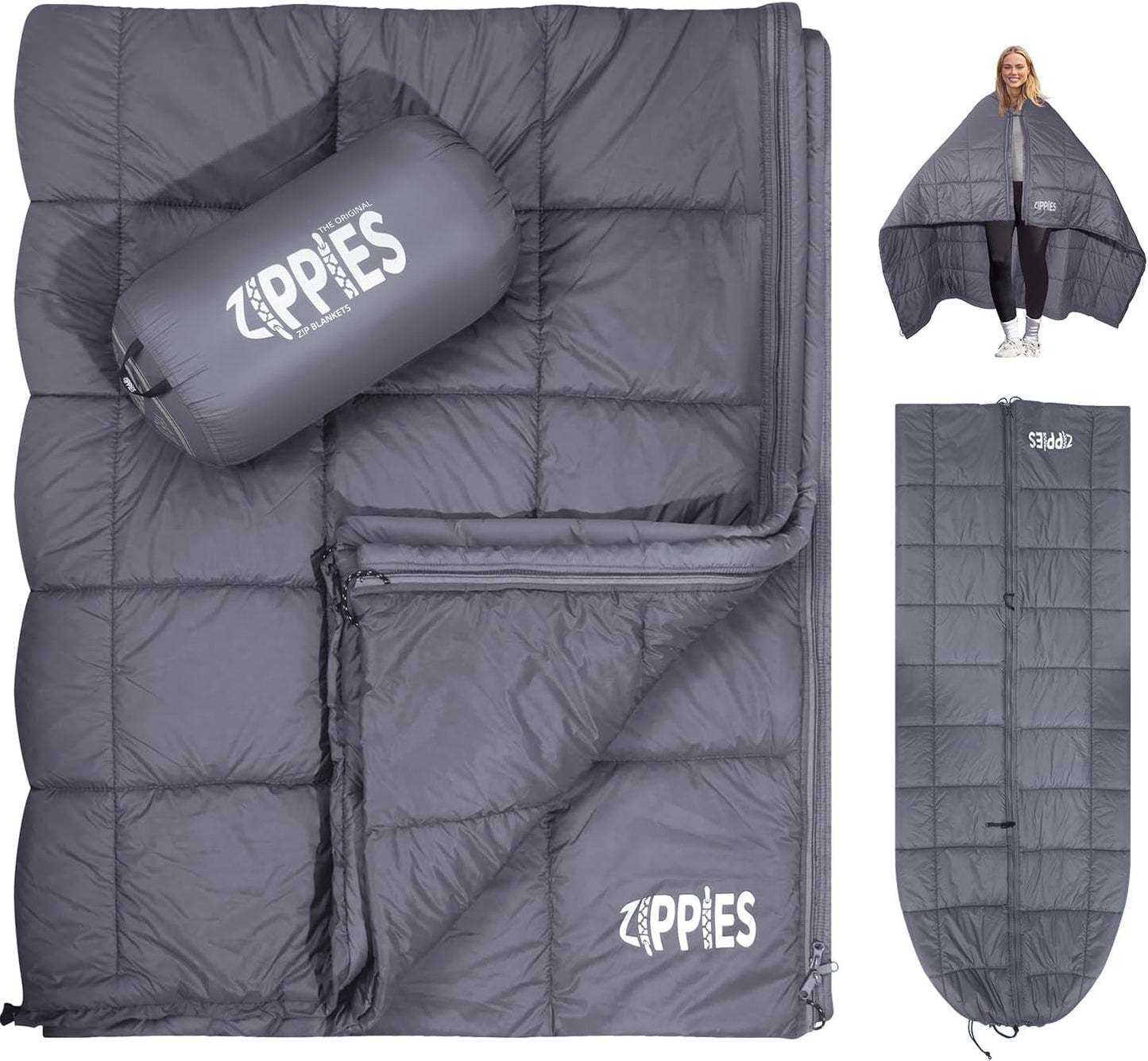 3M Thinsulate Insulation Puffy Camping Blanket for Cold Weather