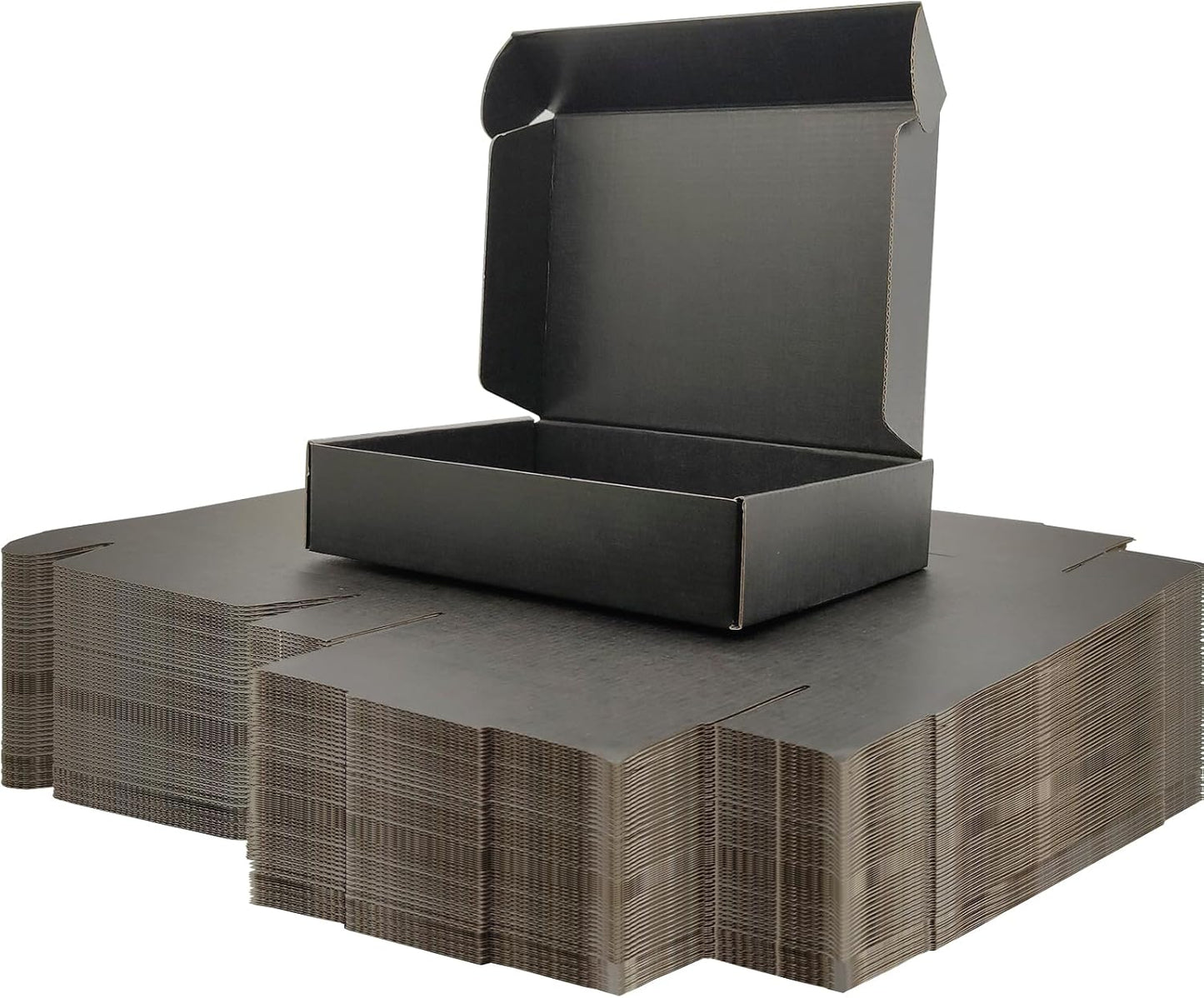 Small Shipping Boxes Set of 50 - Black Corrugated Mailers