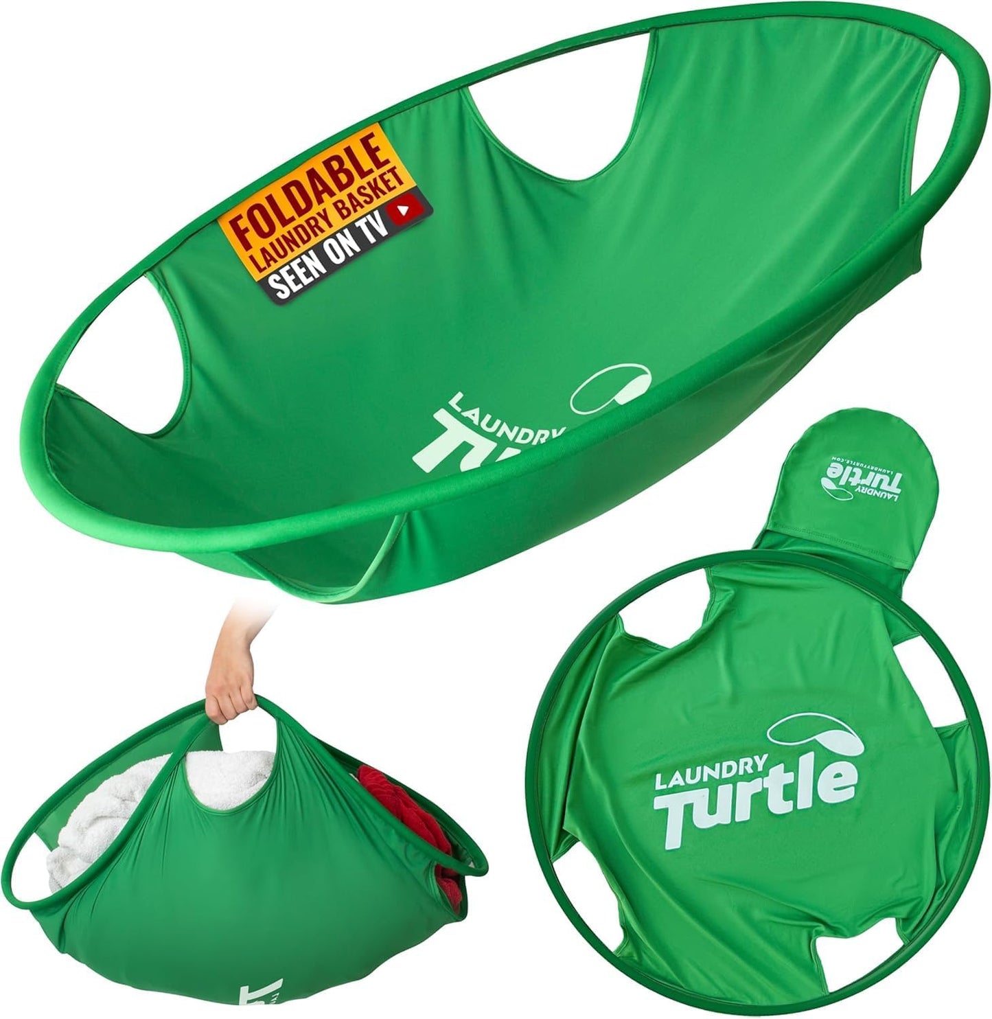 Laundry Turtle Collapsible Laundry Basket for Easy Laundry Days