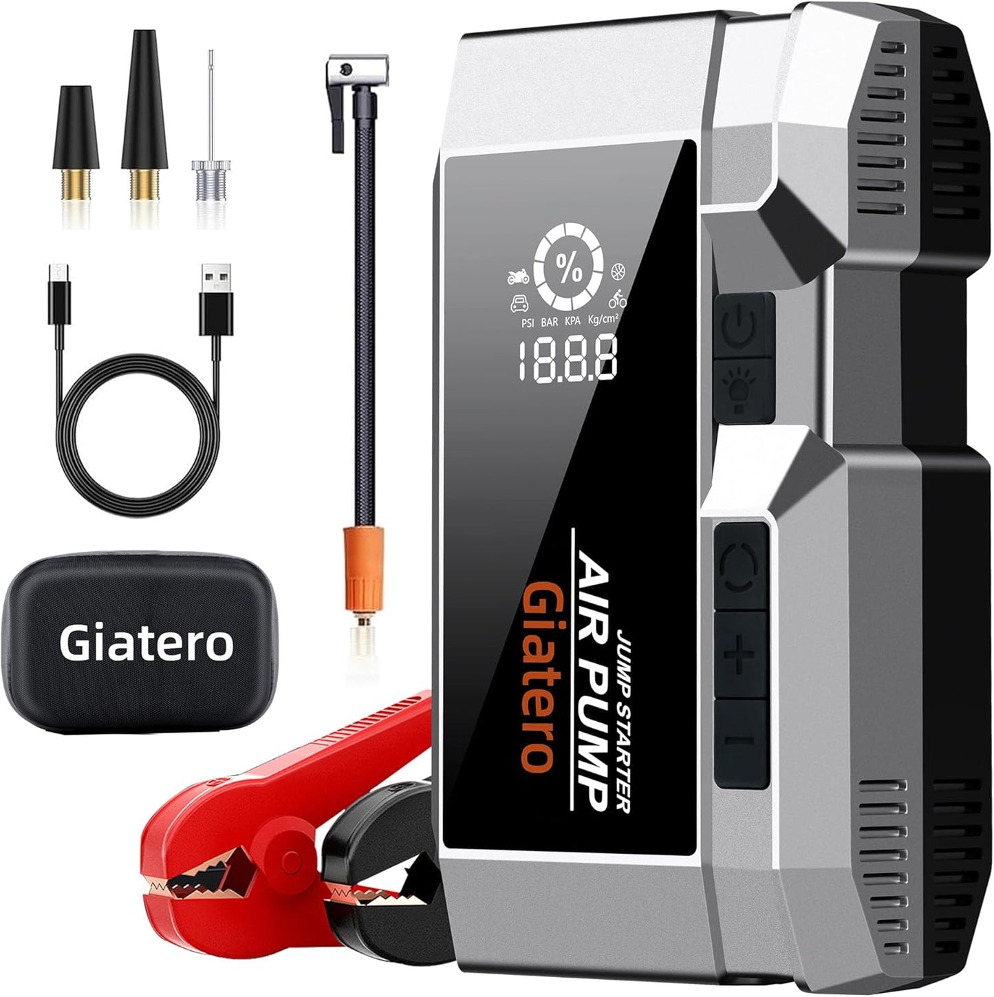 Ultra-Powerful Jump Starter Combo: 4000A, 150 PSI