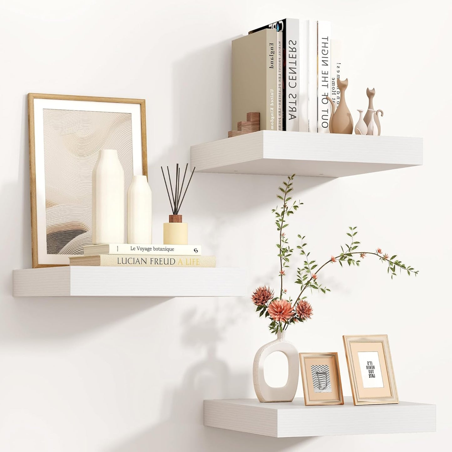 Square Floating Shelves for Wall - Modern Decor Solution