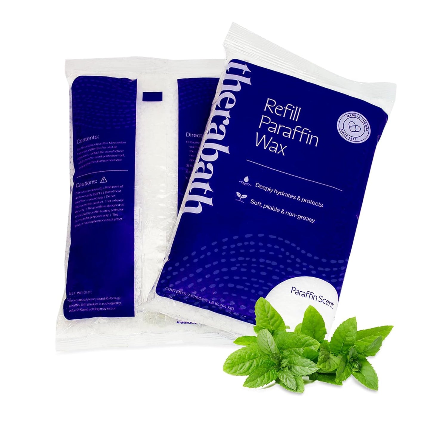 Therabath Paraffin Wax Refill for Hands, Feet, and Body Care