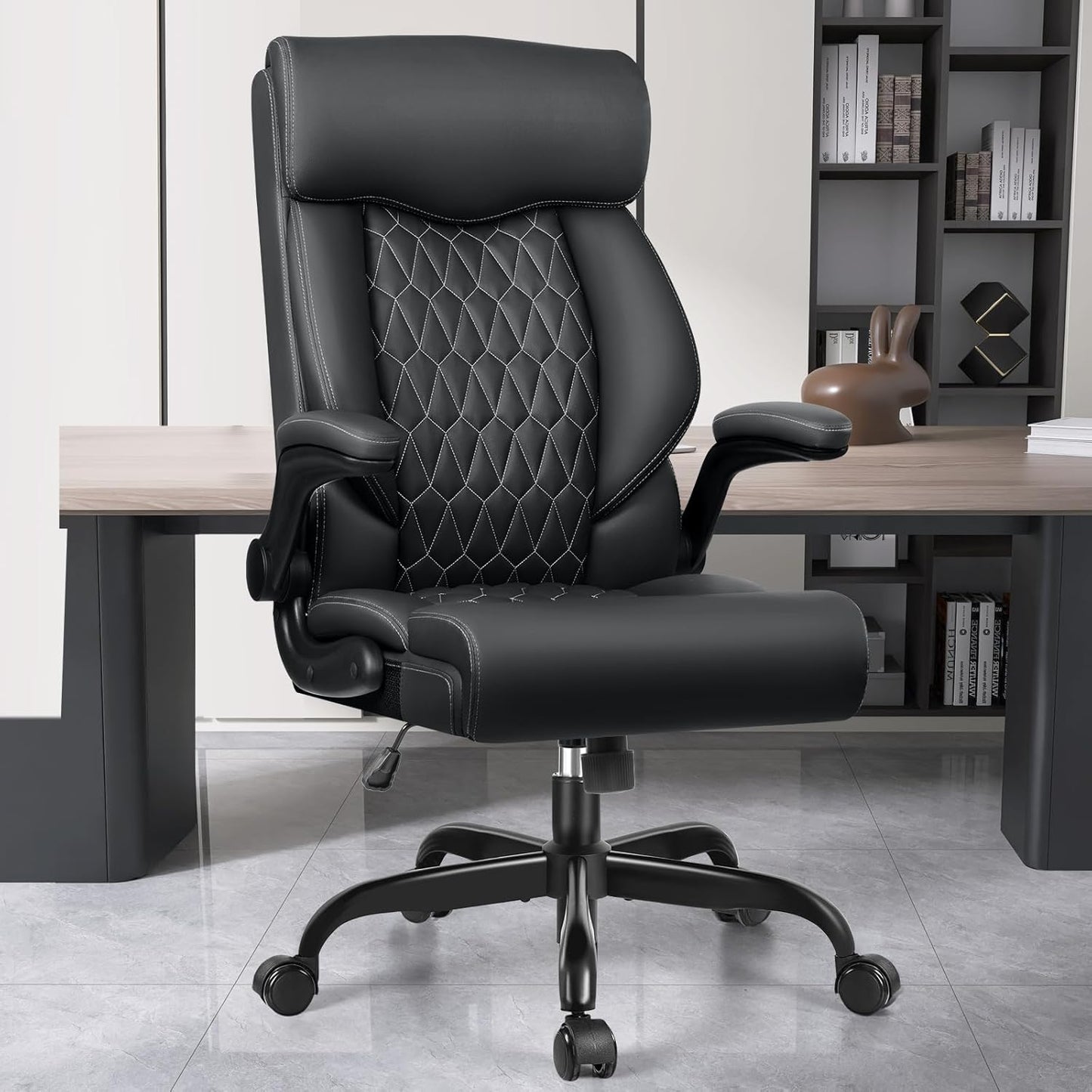 Ergonomic High Back Office Chair with Rocking Function - BestGlory