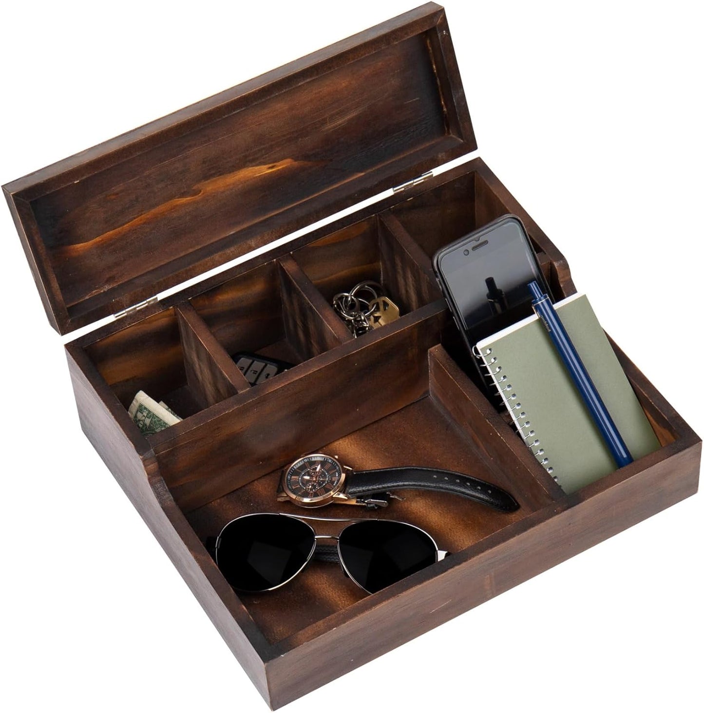 Mind Reader Valet Dresser Organizer - Stylish Bedroom Caddy