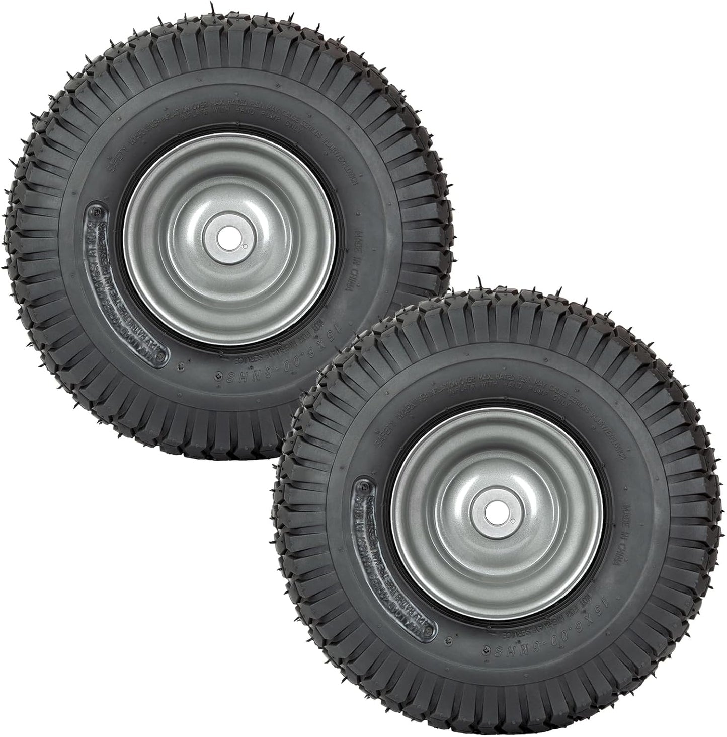 15x6.00-6 Tire and Wheel Assembly for Craftsman Mowers