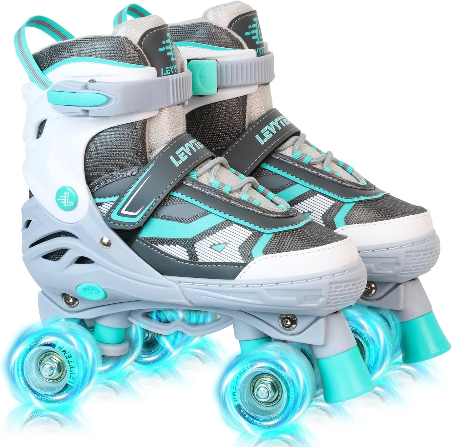 Adjustable Roller Skates for Kids with Light Up Wheels