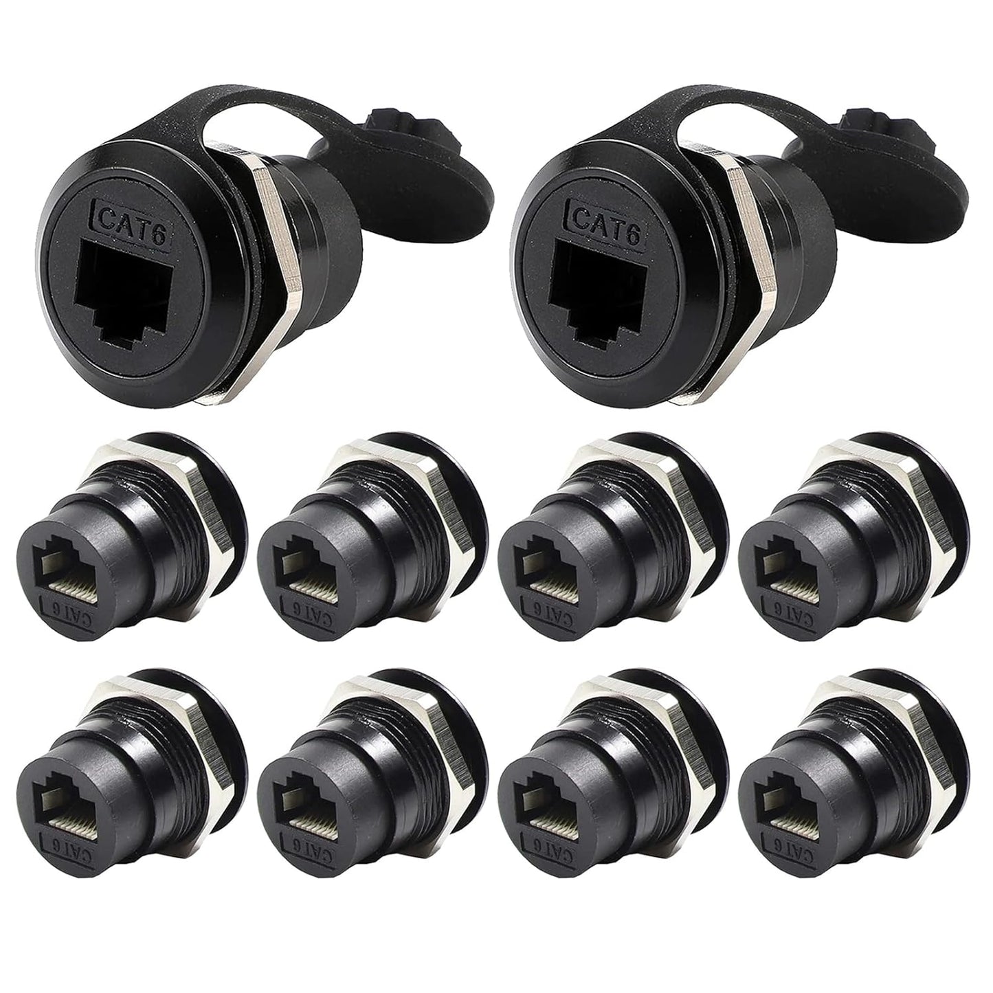 PENGLIN RJ45 Shielded Panel Mount Connector for Ethernet Use