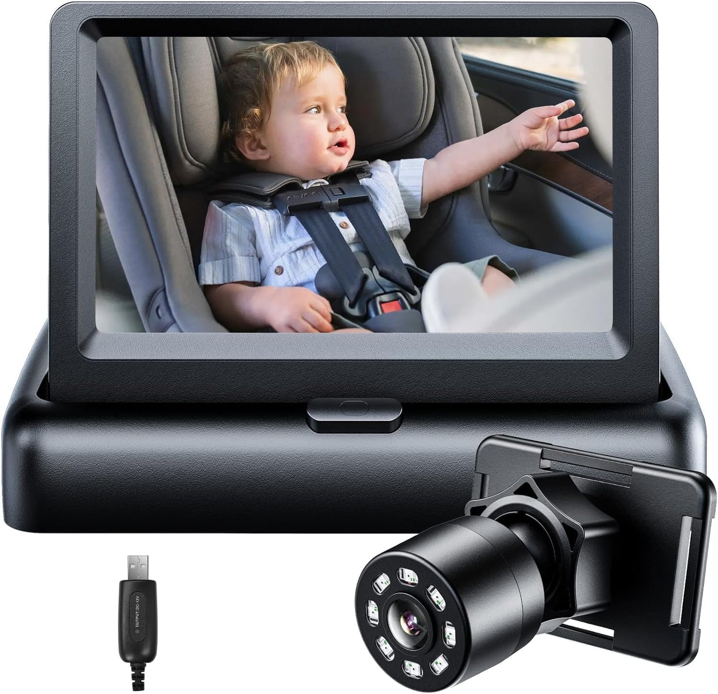 Crystal Clear View Baby Car Mirror by Itomoro