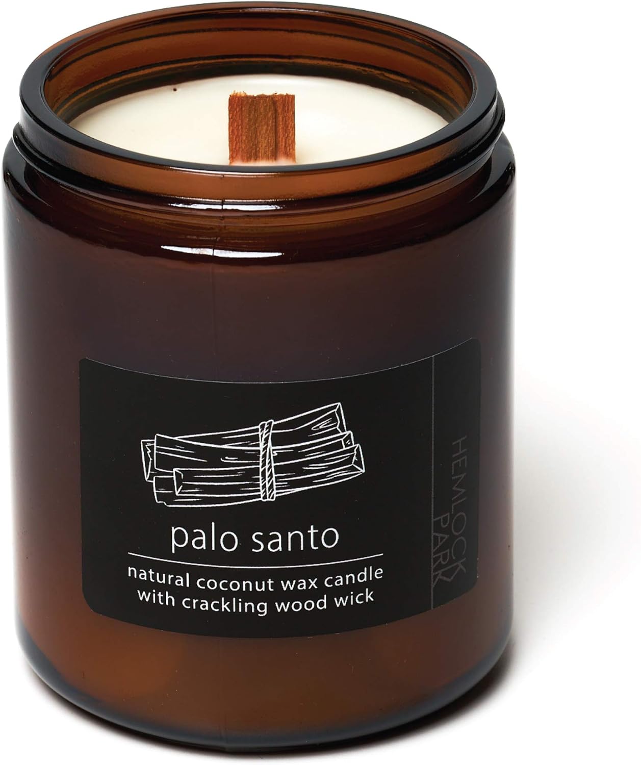 Palo Santo Coconut Wax Candle (8 oz) - Hemlock Park